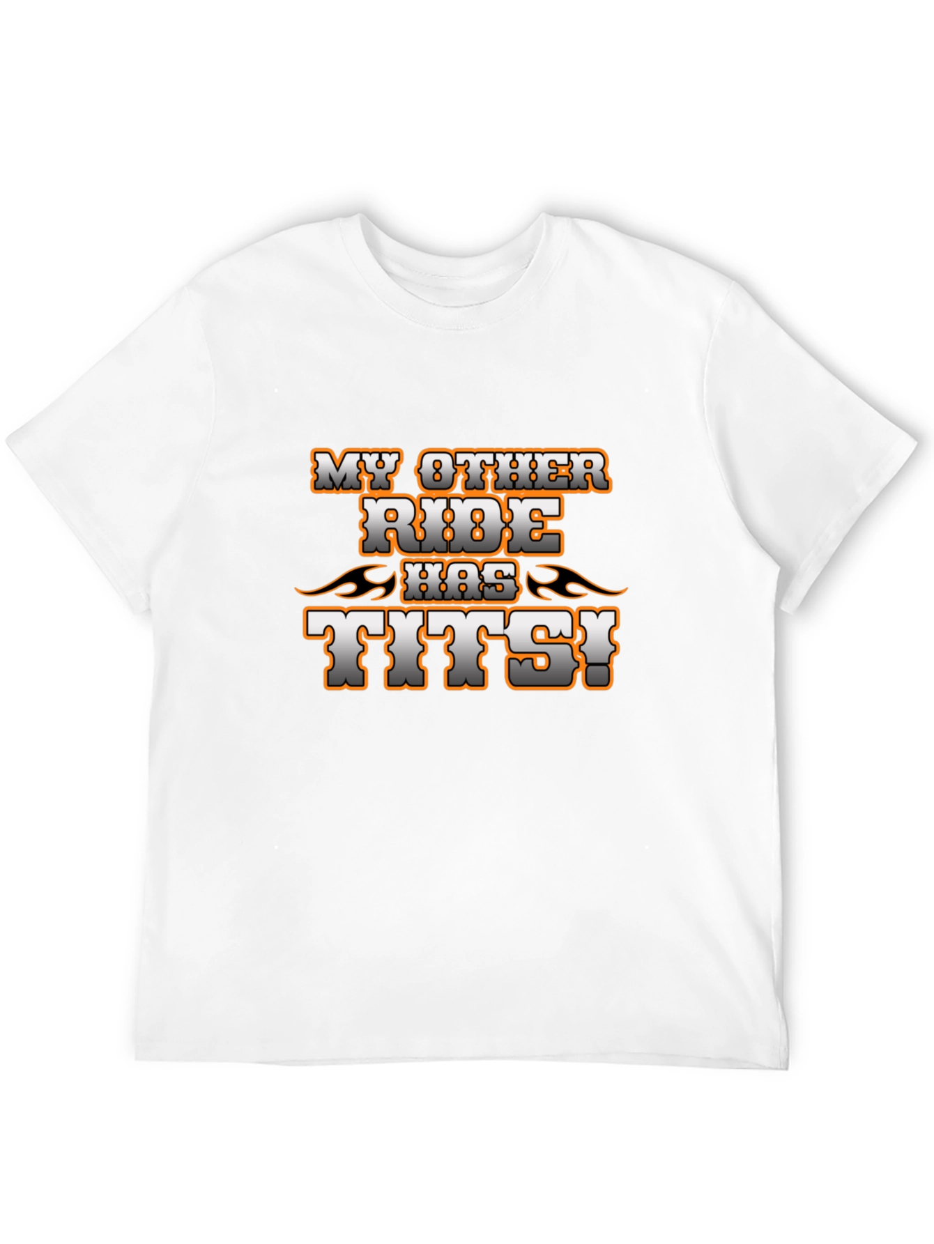 Black Funny "My Other Ride" Graphic Tee view 12