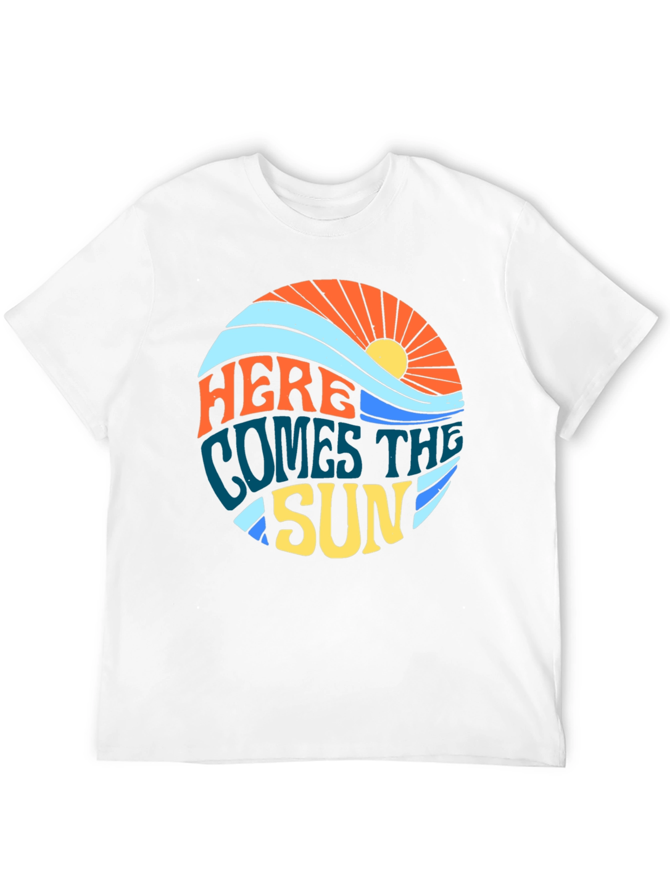 Black Here Comes The Sun Graphic Tee view 12