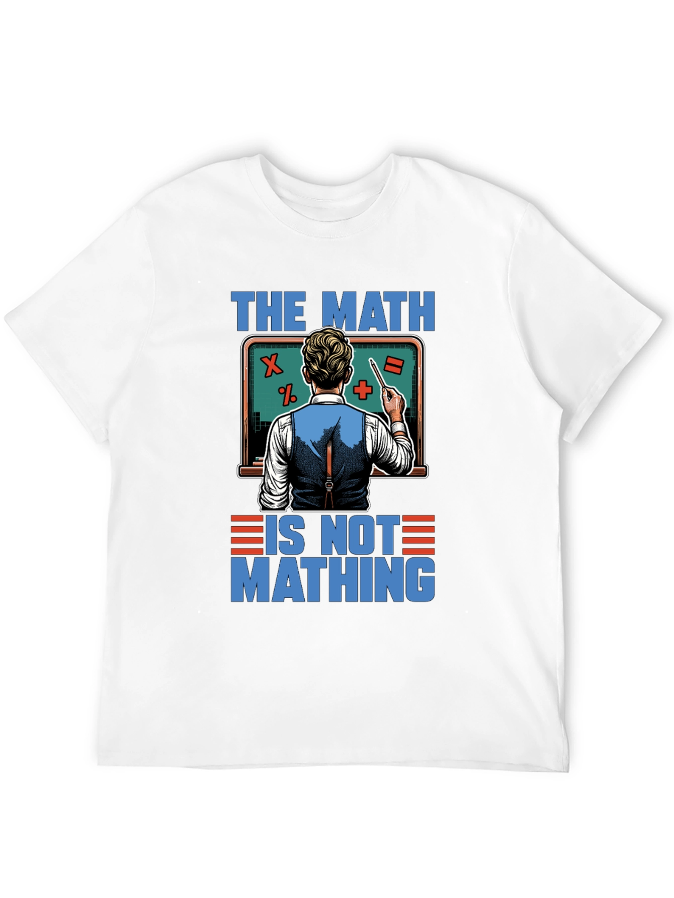 Black The Math is Not Mathing T-Shirt view 12