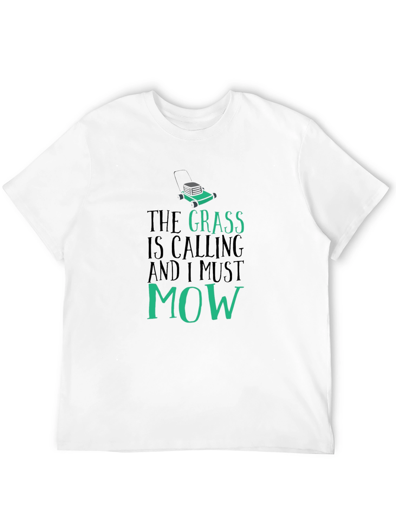 Black The Grass Is Calling T-Shirt view 12