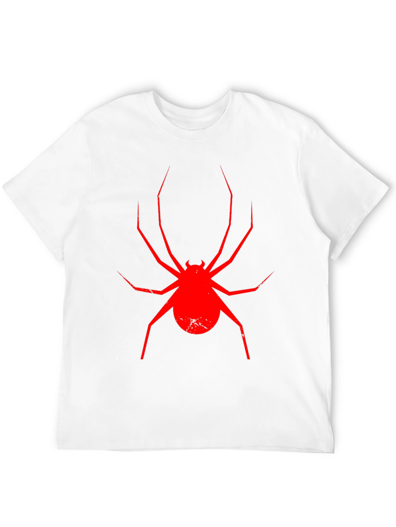 Red Spider Graphic Black T-Shirt - 12