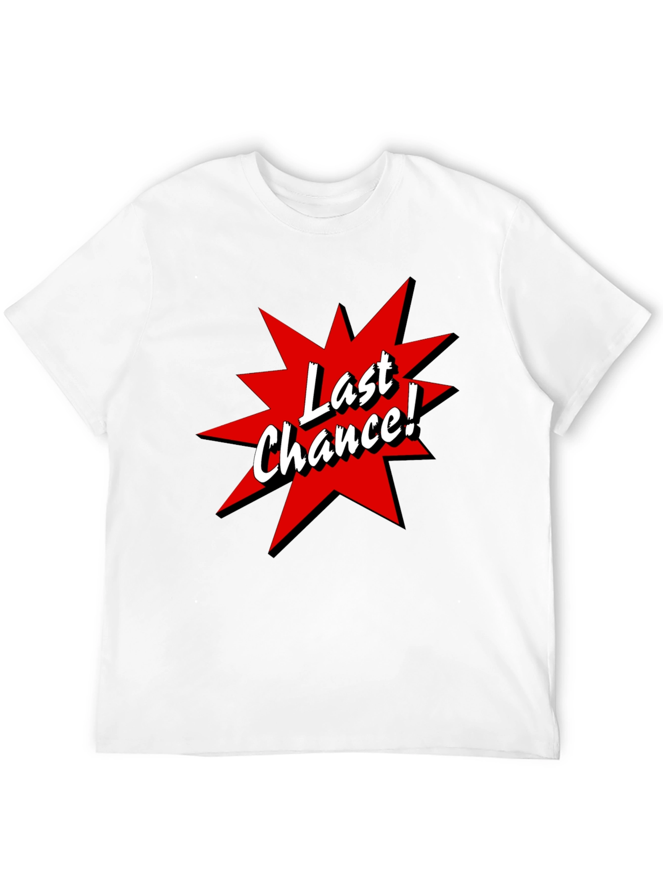 Black Last Chance T-Shirt - Black Tee view 12