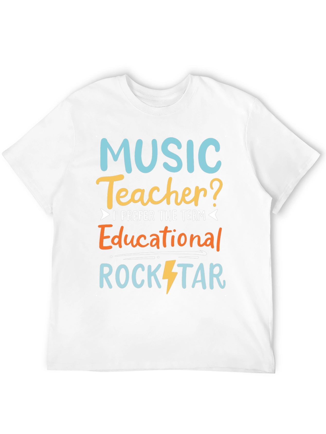 Black Music Teacher Educational Rockstar T-Shirt view 12