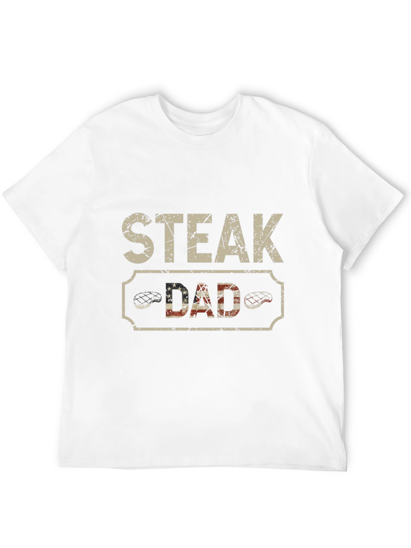 Black Steak Dad Black T-Shirt view 12