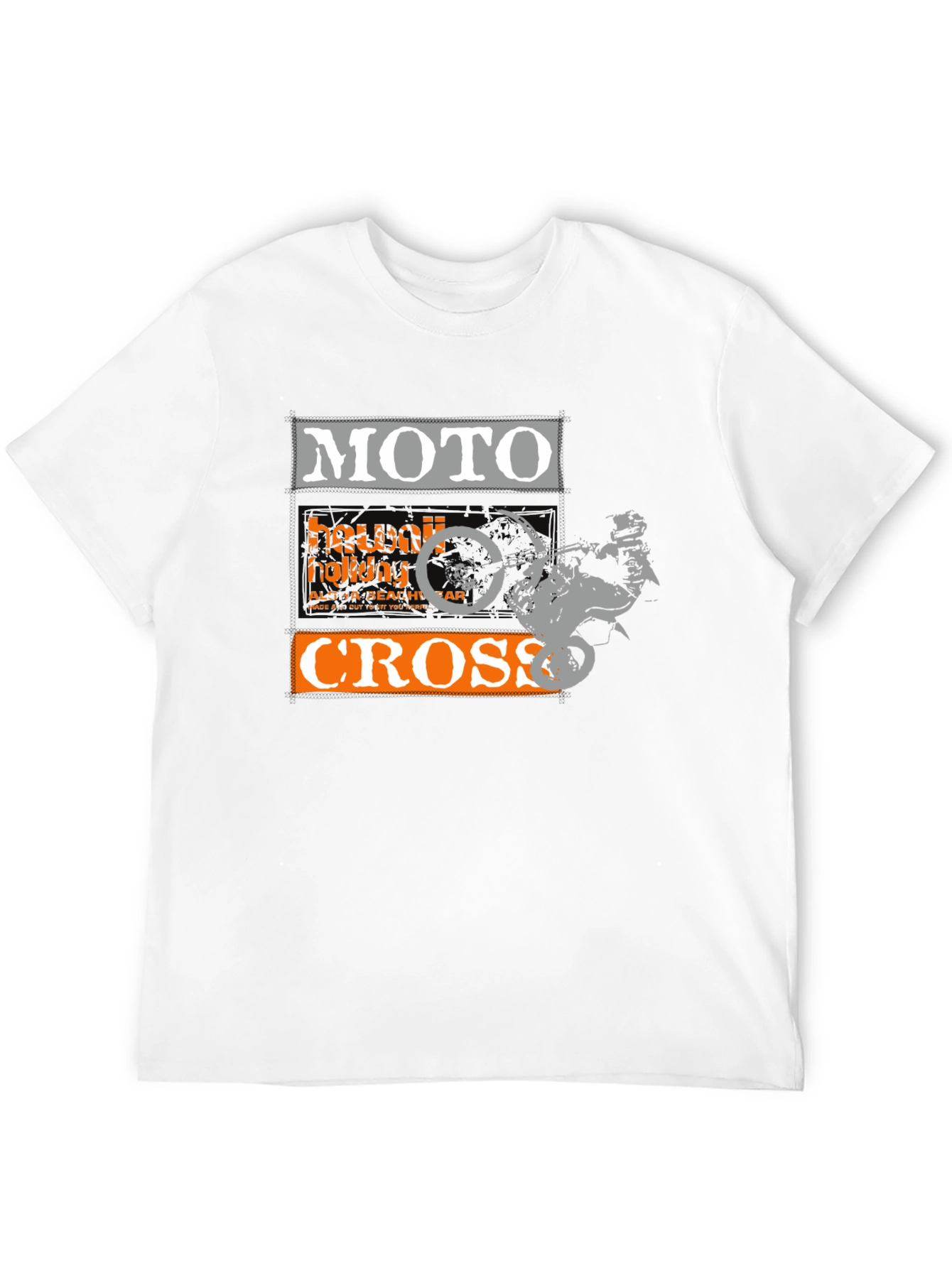 Black MotoCross Graphic T-Shirt - Rider Design view 12