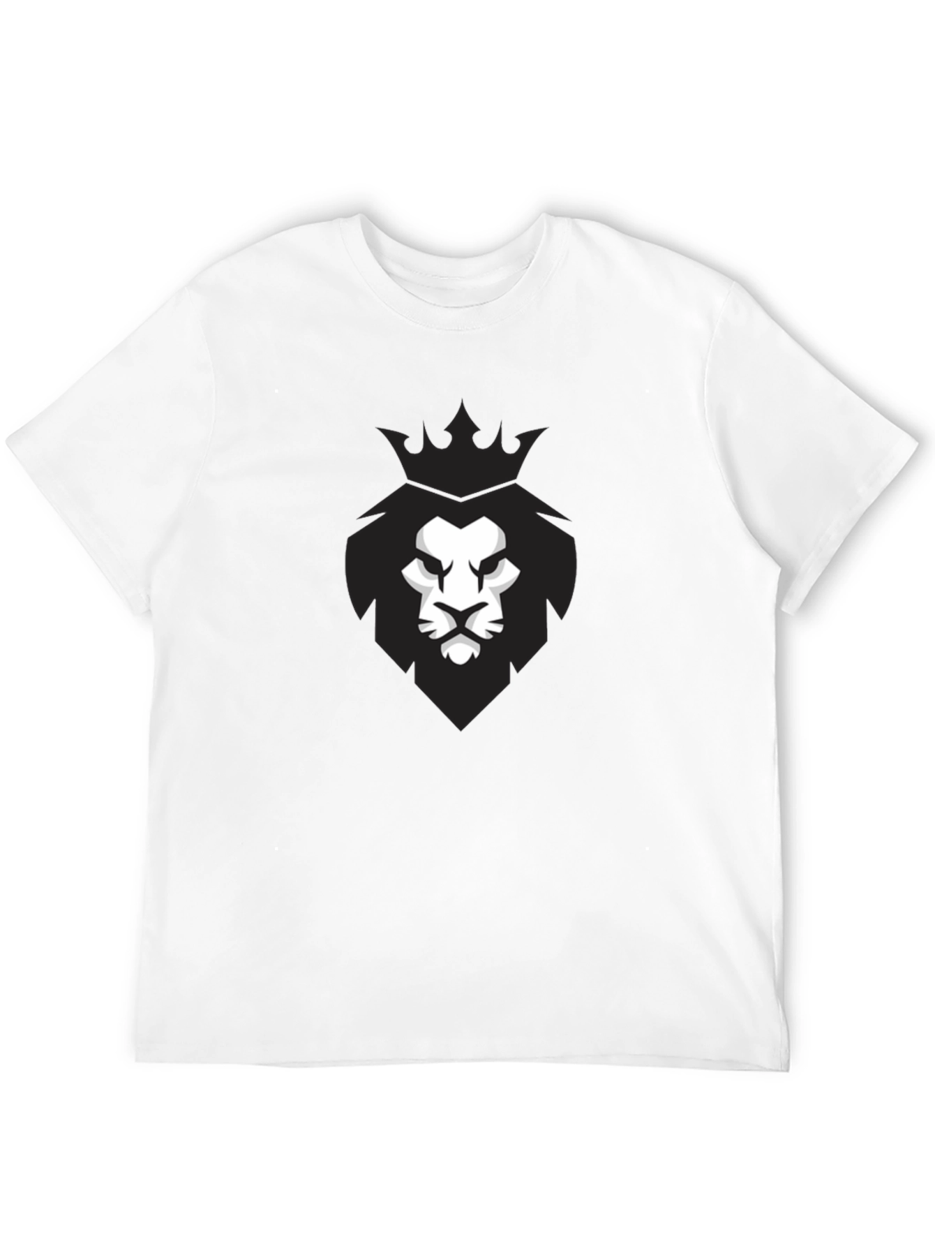 Black Lion King T-Shirt - Mens Black Graphic Tee view 12