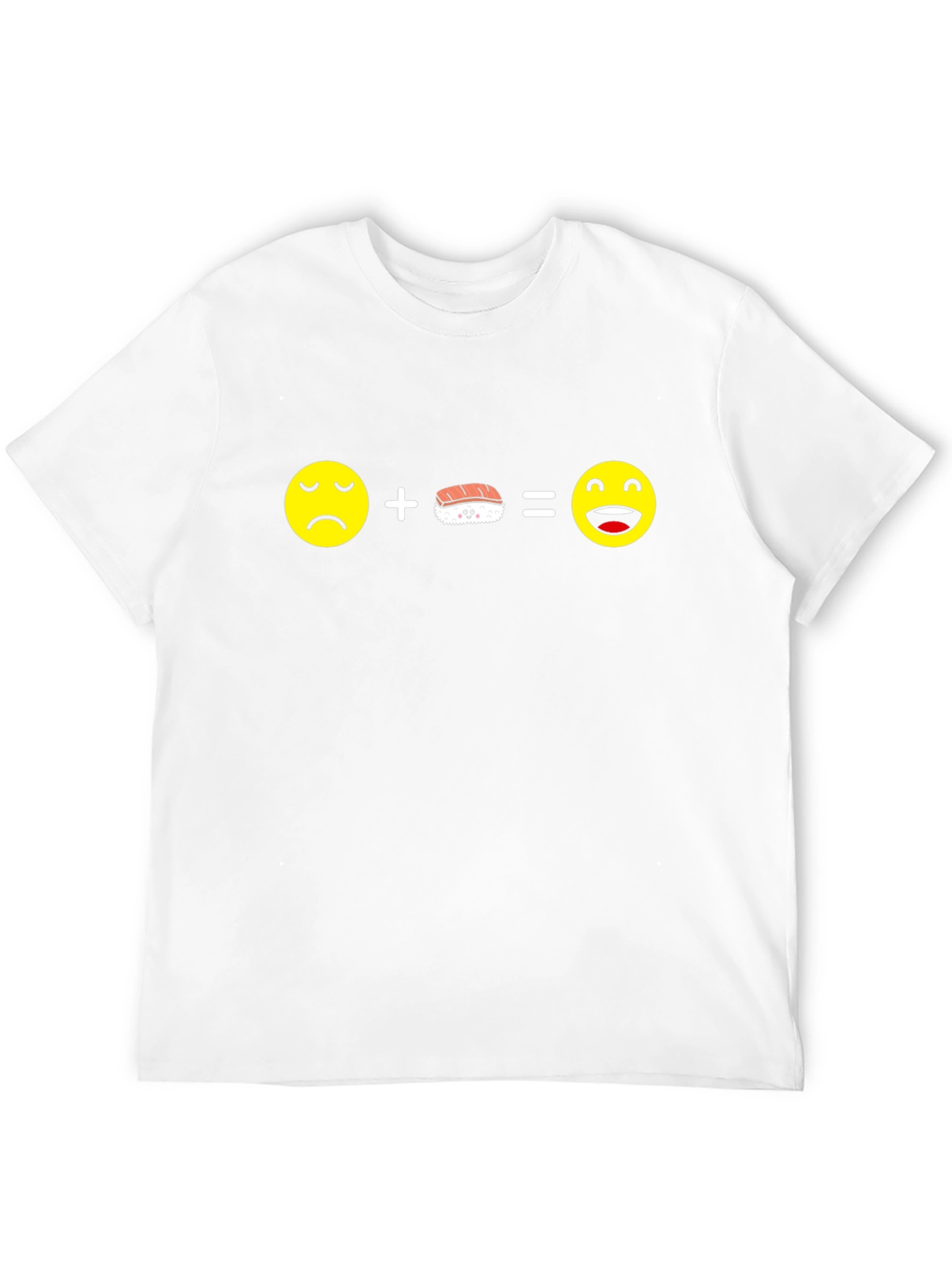 Black Sushi Makes Me Happy T-Shirt view 12