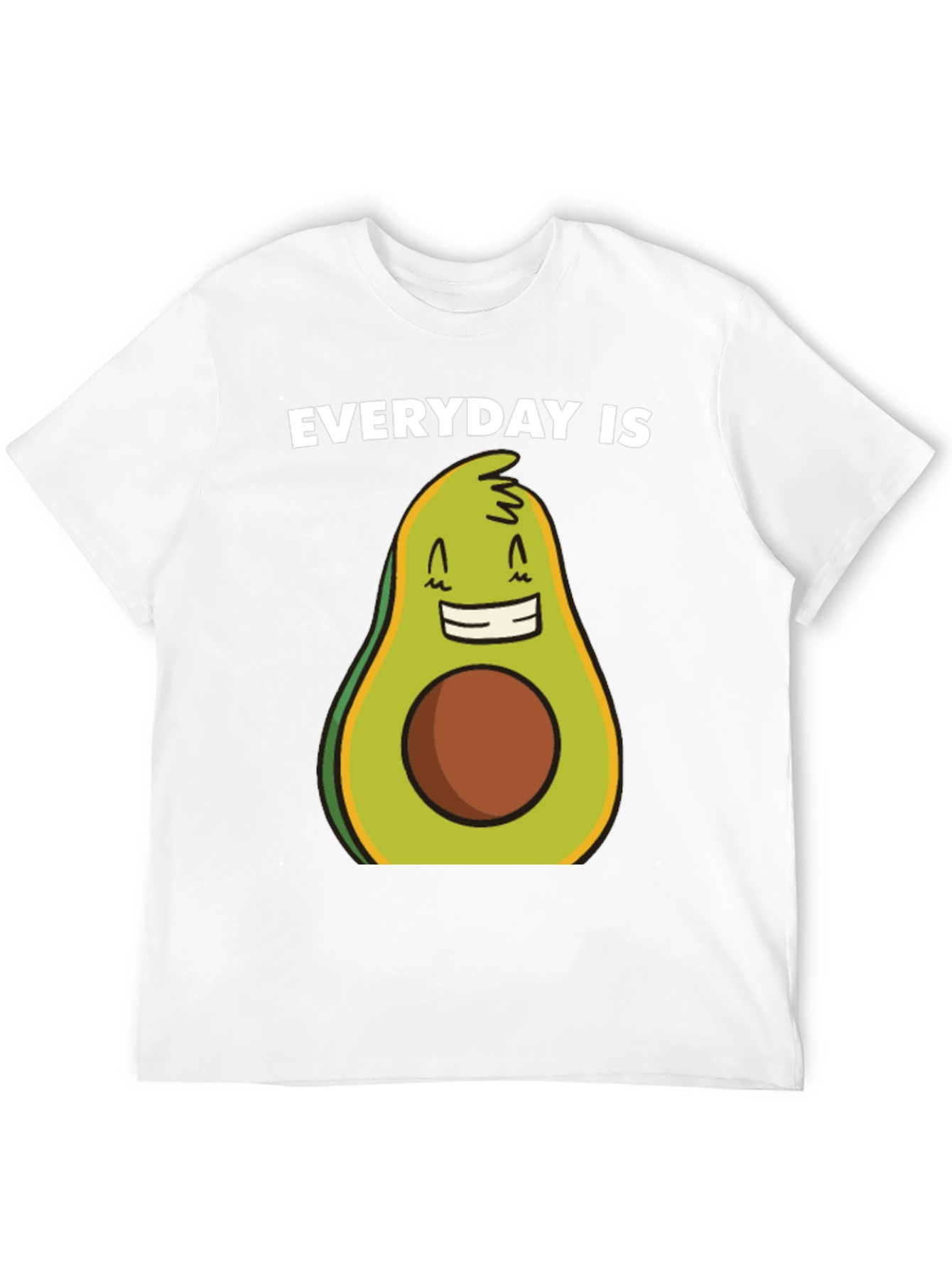 Black Everyday is Avocado T-Shirt - Funny Graphic Tee view 12