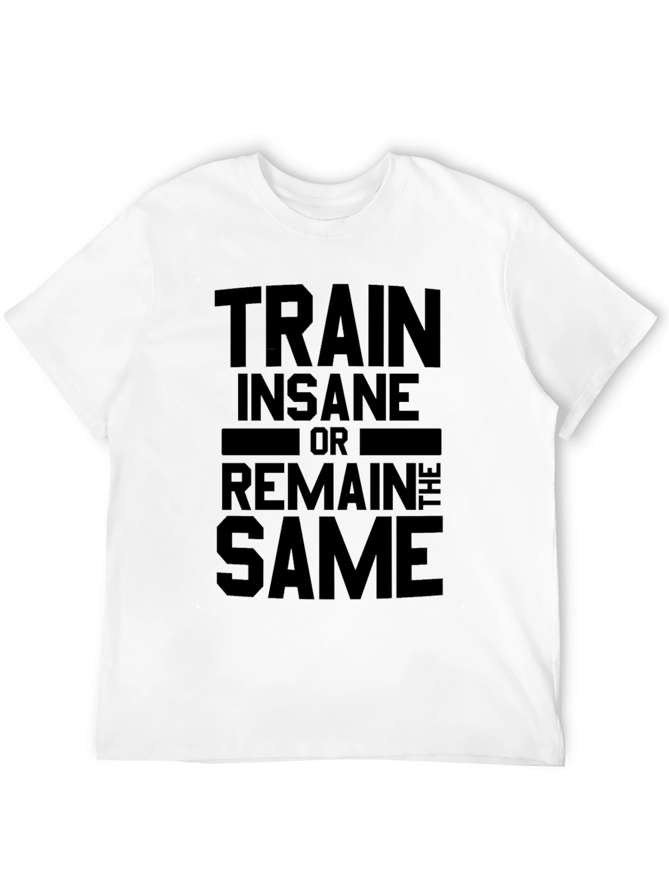 Black Train Insane T-Shirt - Motivational Fitness Apparel view 12