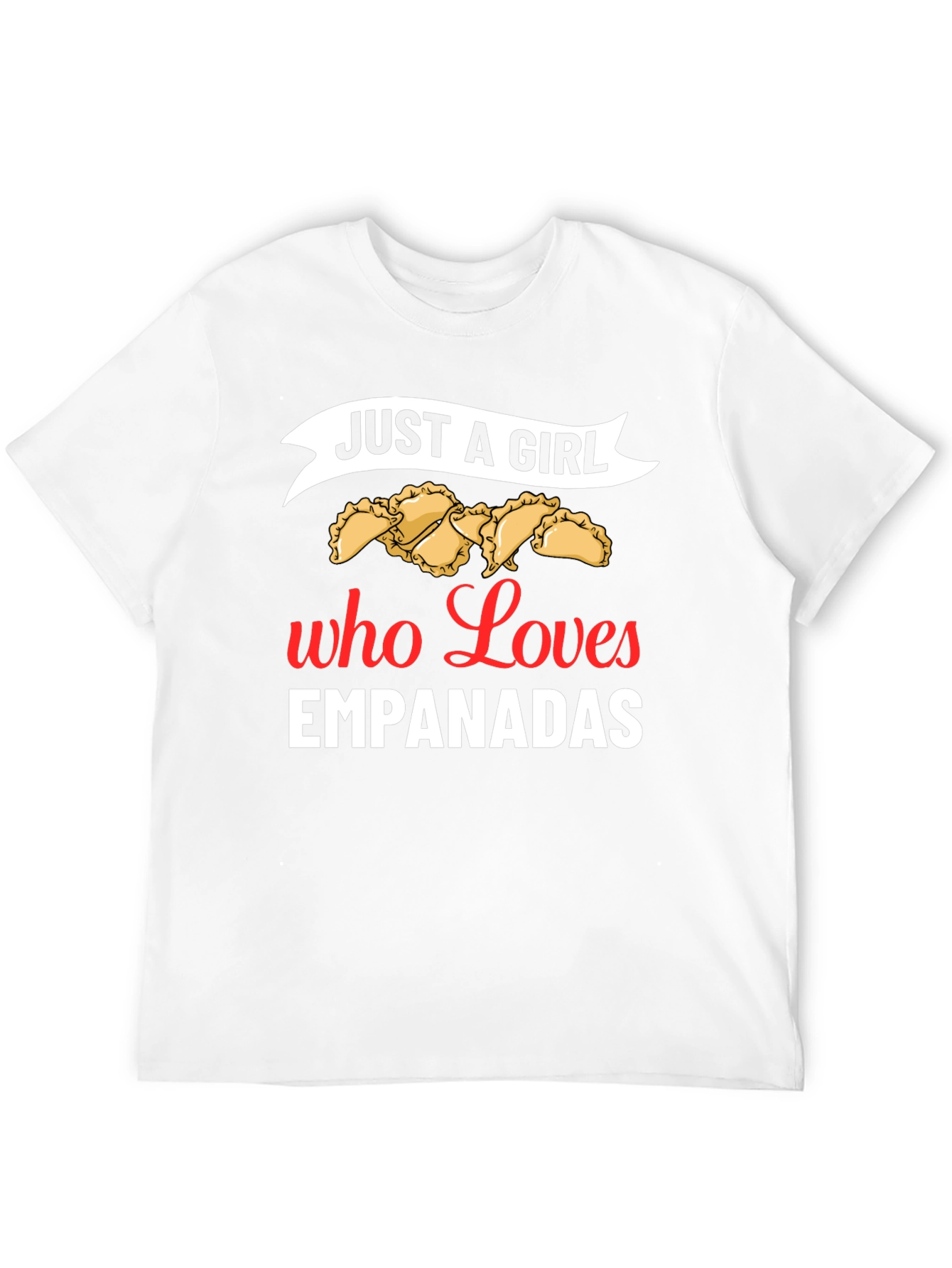 Black Just a Girl Who Loves Empanadas T-Shirt view 12