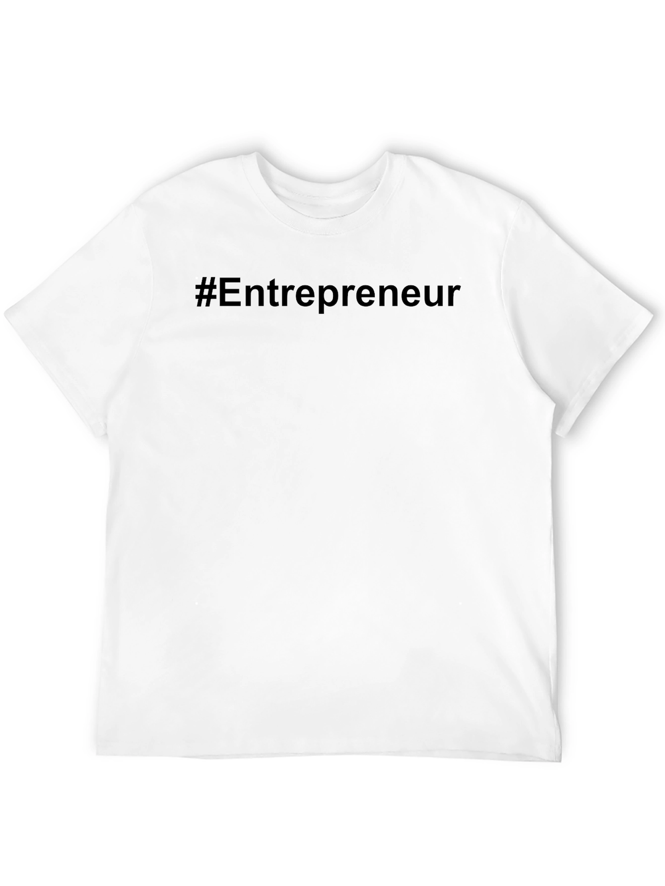 Black Entrepreneur T-Shirt - Black Crew Neck Tee view 12