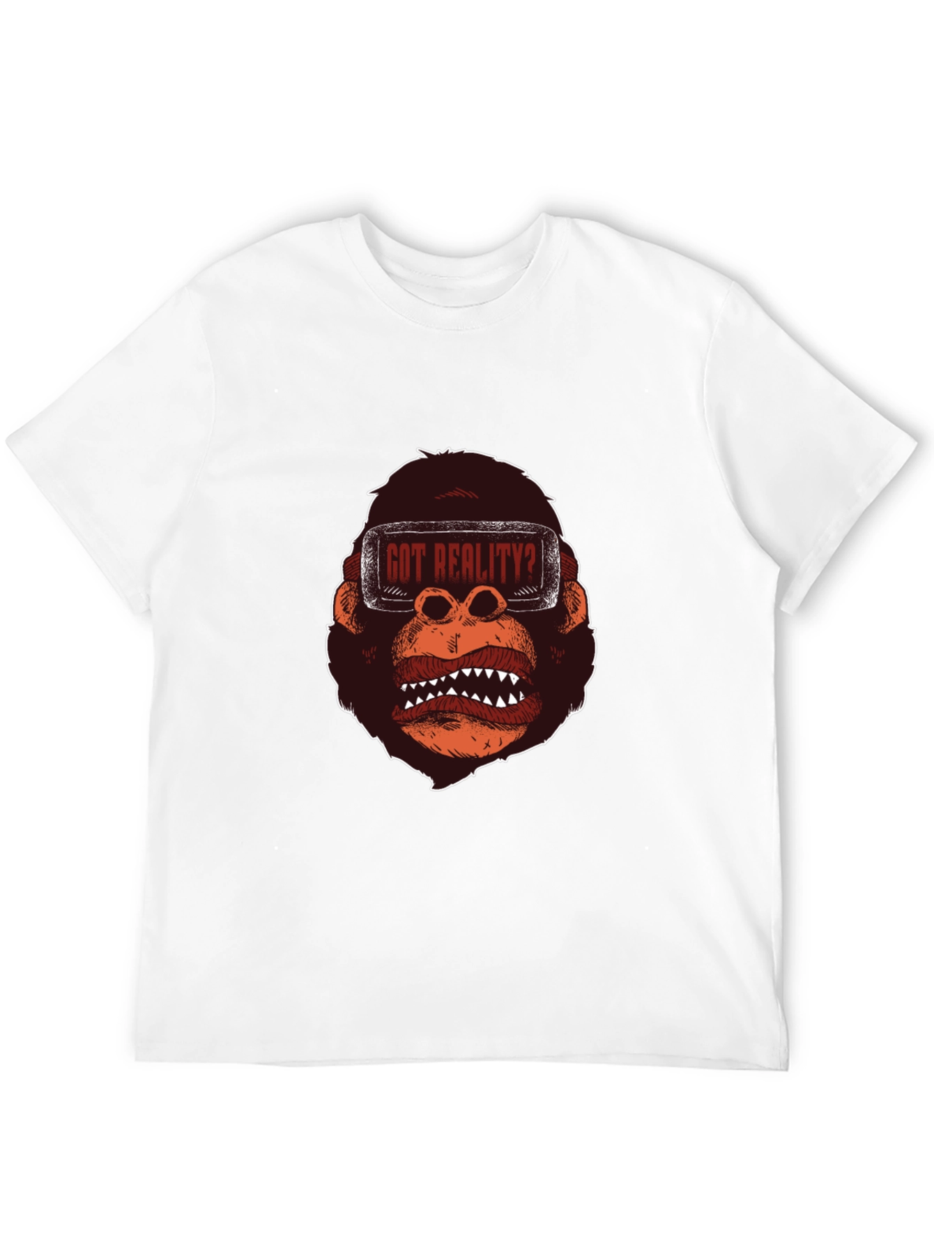 Black Got Reality? Gorilla VR Graphic T-Shirt view 12