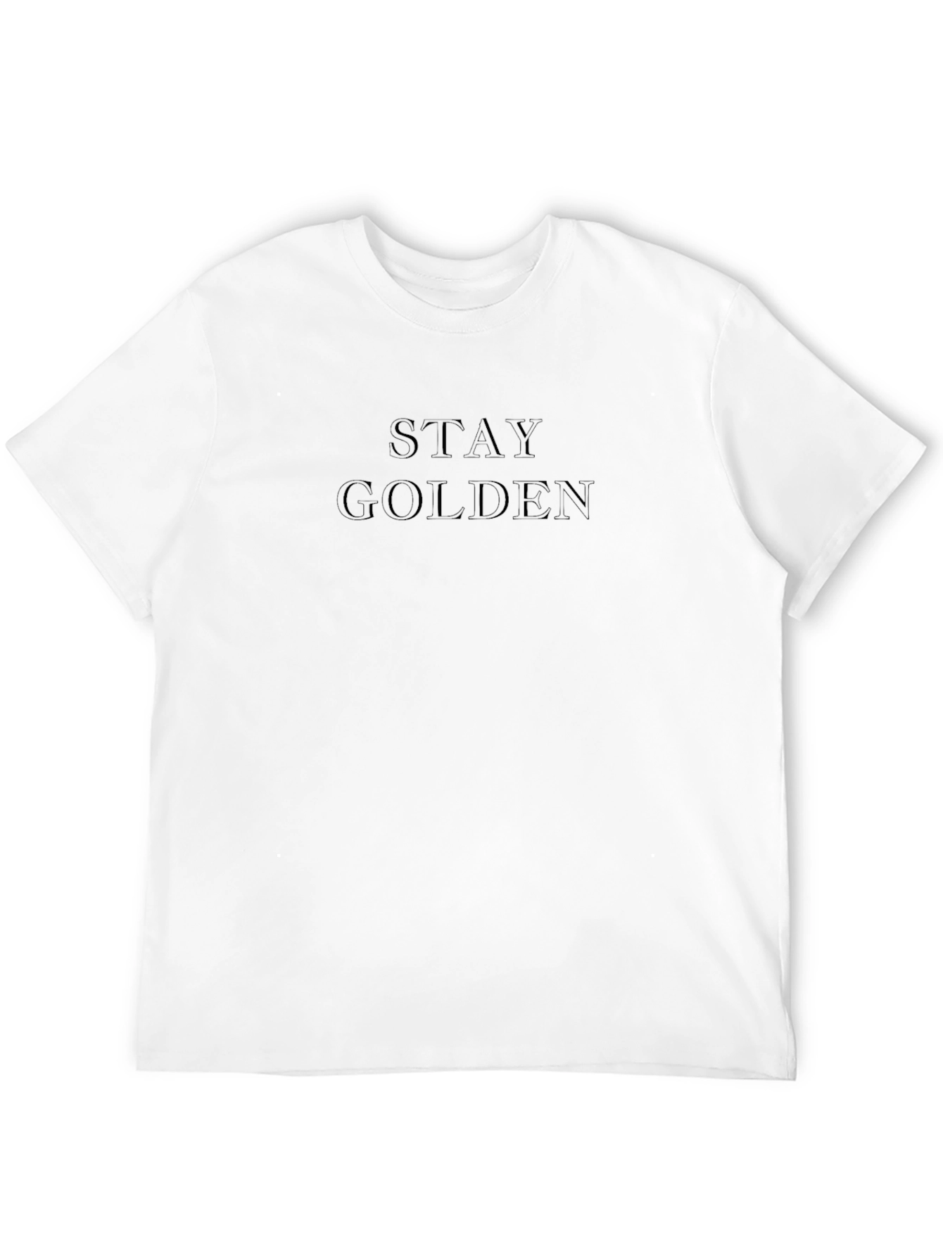 Black Stay Golden Black Graphic Tee view 12