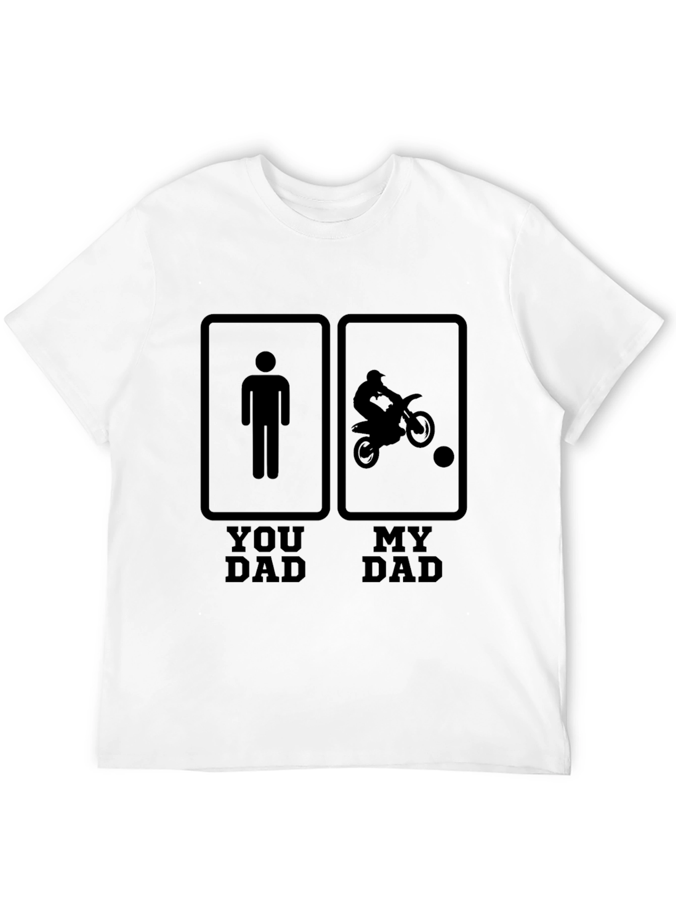 Black You Dad My Dad T-Shirt - Motocross Father's Day Tee view 12