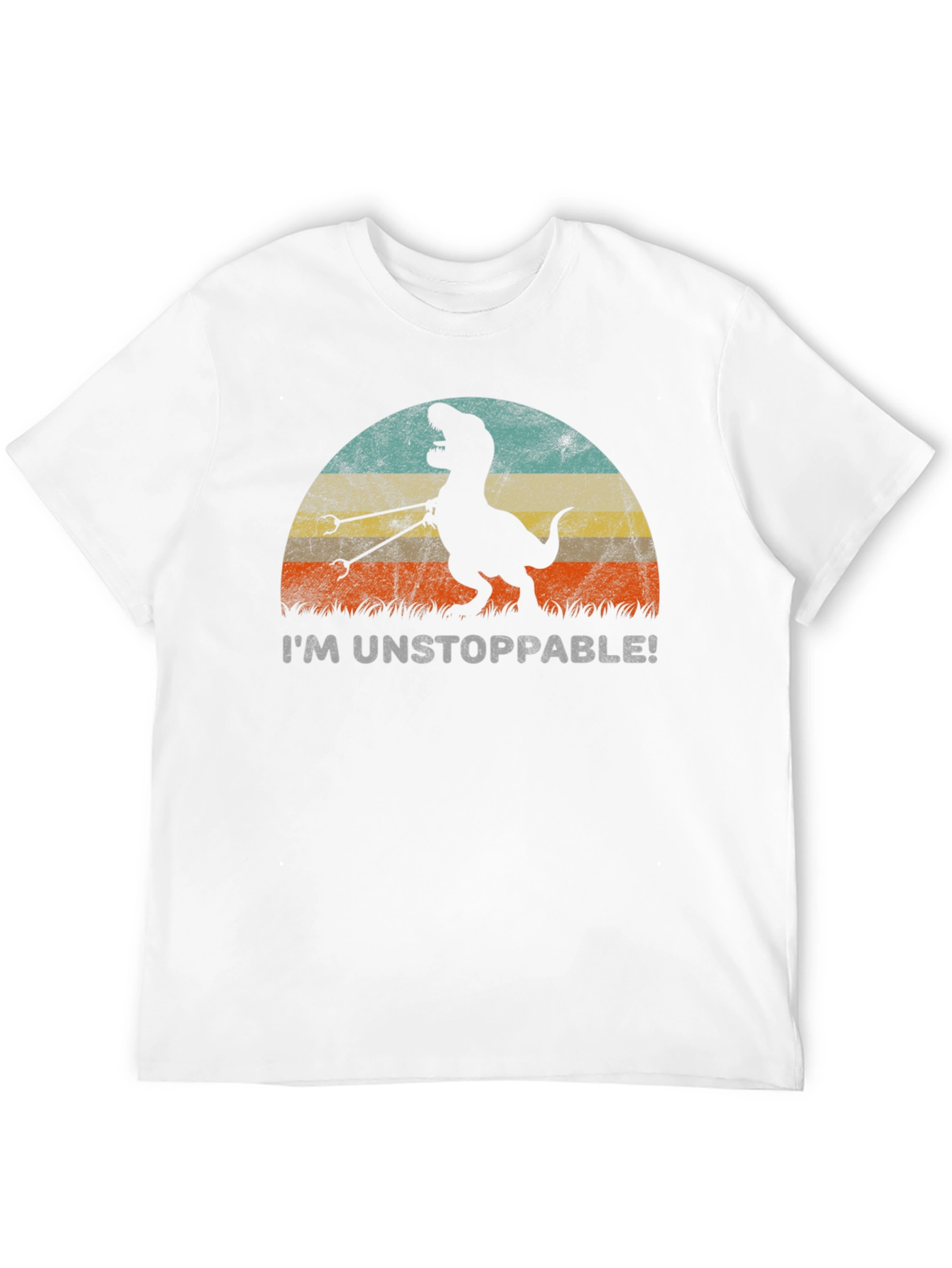 Black Unstoppable Dino T-Rex Graphic Tee view 12