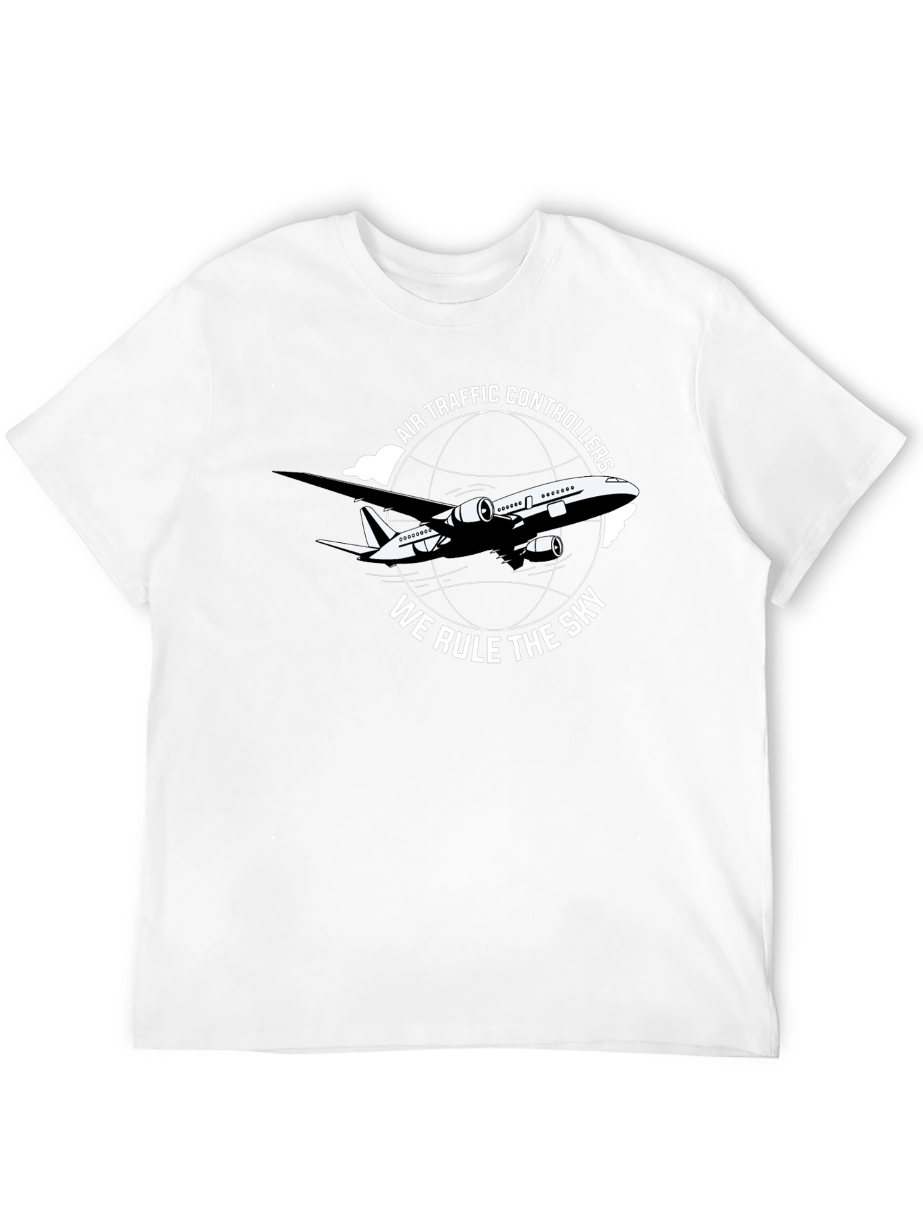 Black Air Traffic Controller T-Shirt - Rule the Sky view 12