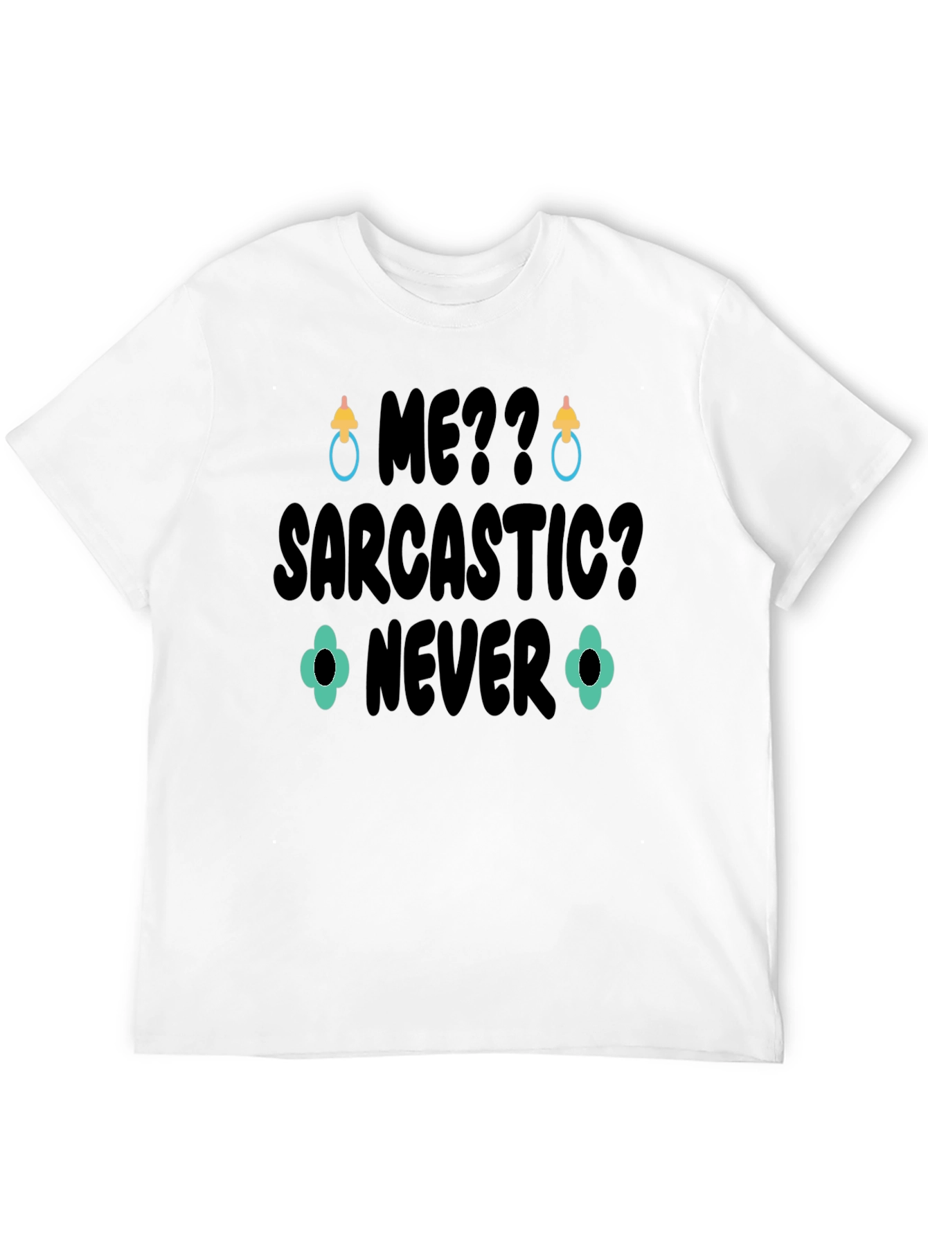 Black Sarcastic? Never Black Graphic T-Shirt view 12
