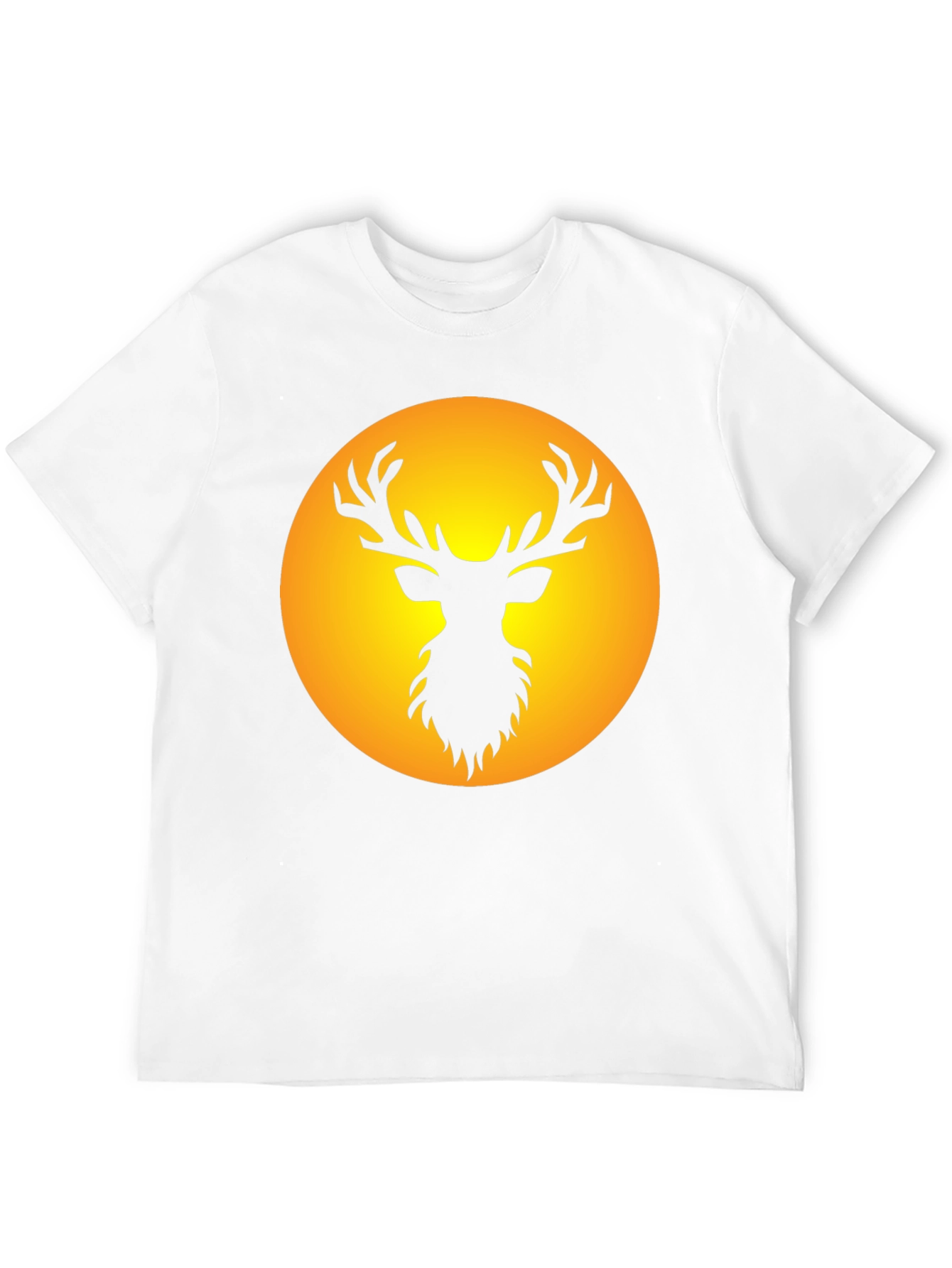 Black Black Deer Silhouette Tee view 12