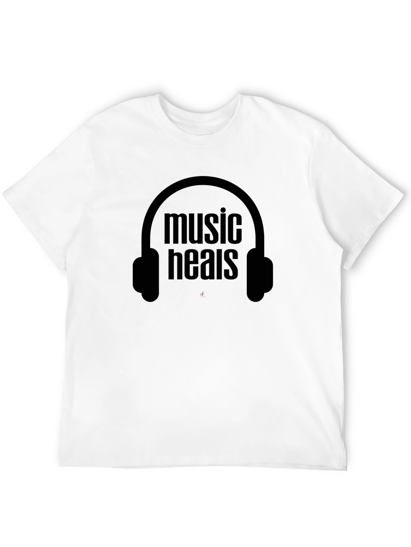 Black Music Heals Graphic Tee - Black view 12