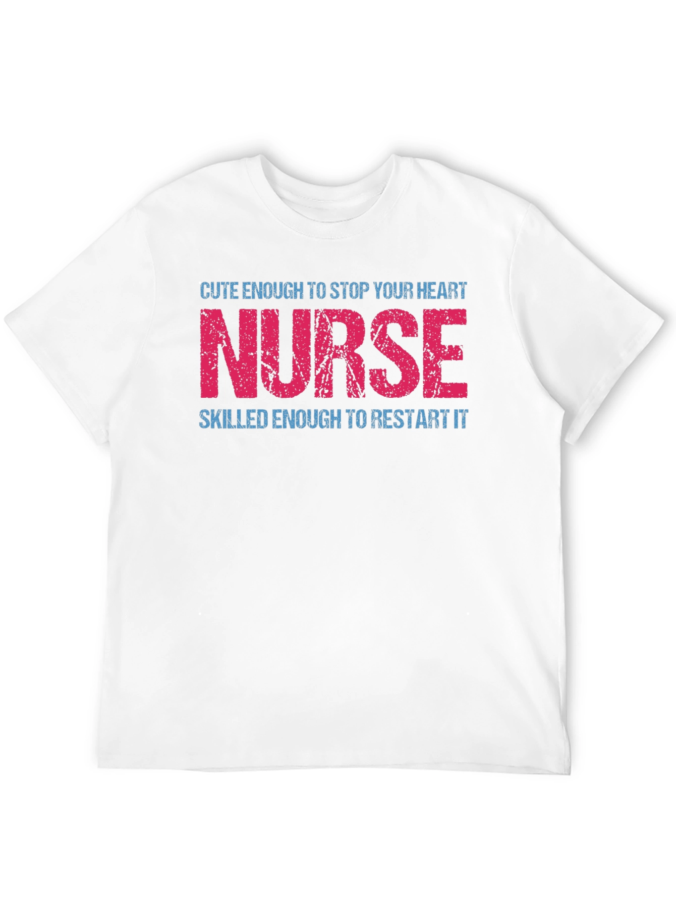 Black Nurse Heart Restart T-Shirt view 12