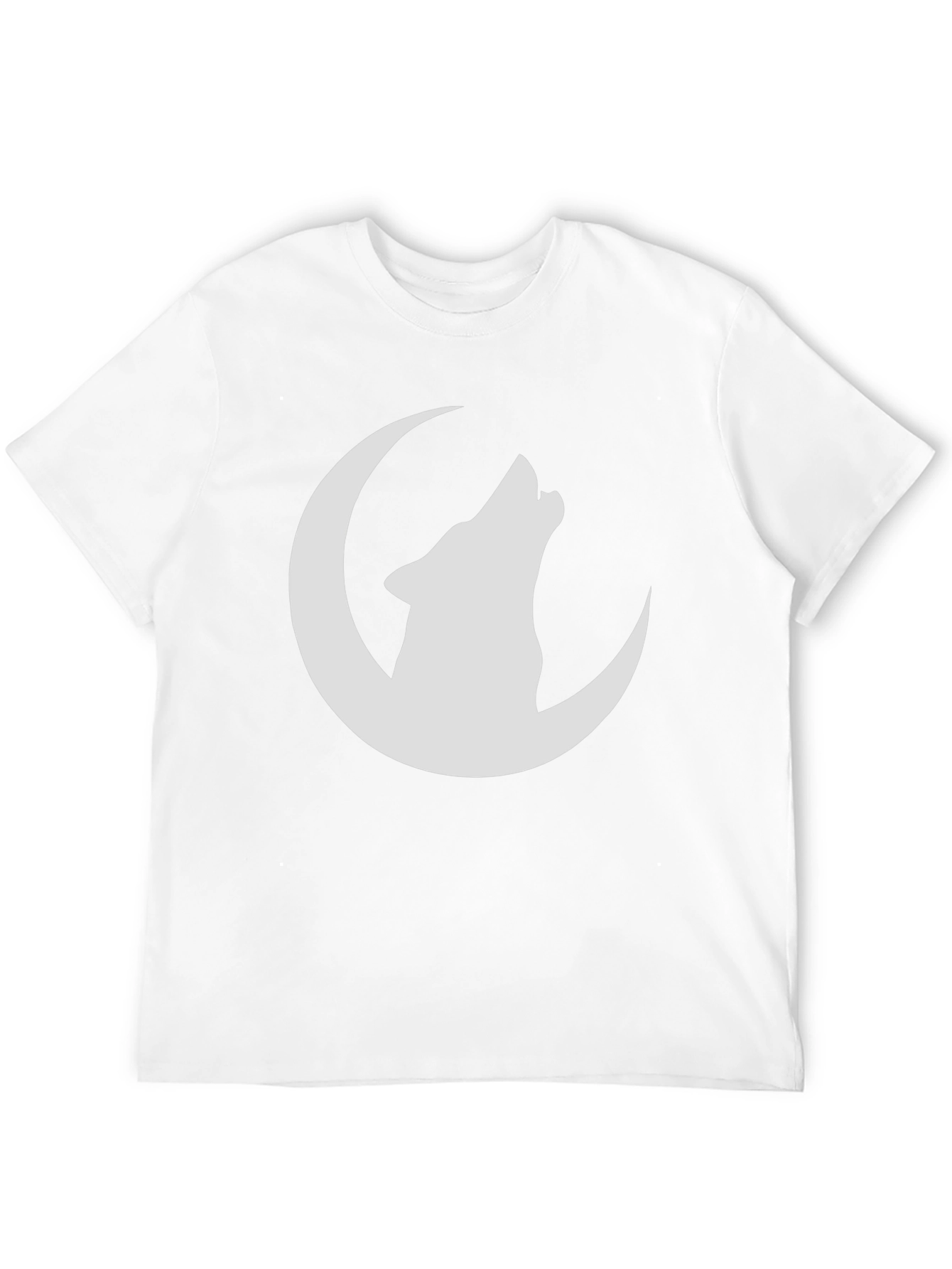 Black Wolf Moon Graphic T-Shirt - Black view 12