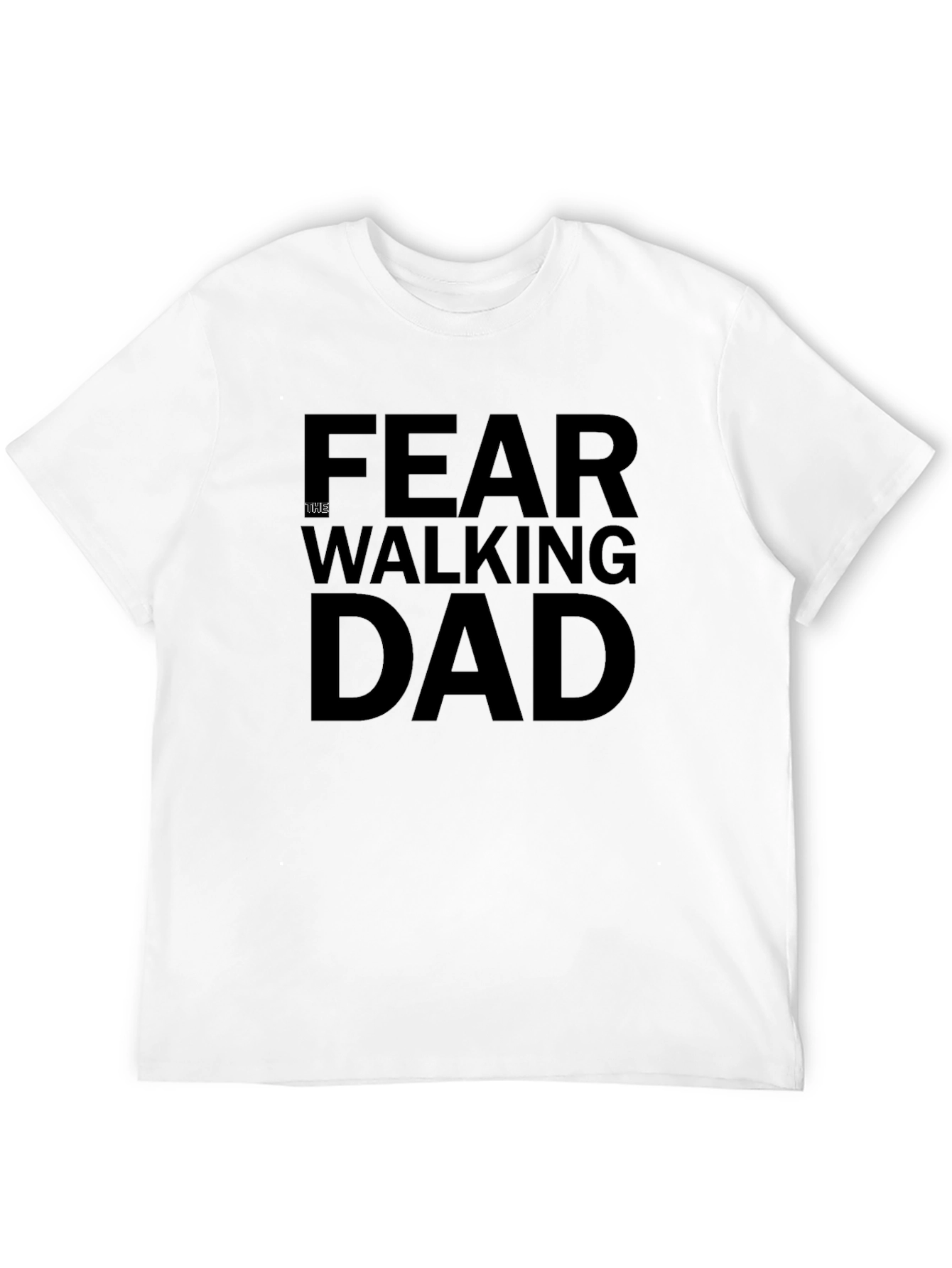 Black Fear The Walking Dad Black T-Shirt view 12