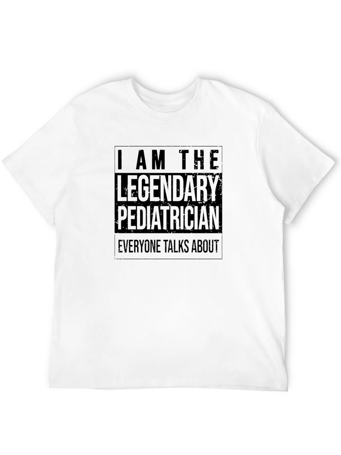 Black Legendary Pediatrician Black T-Shirt view 12