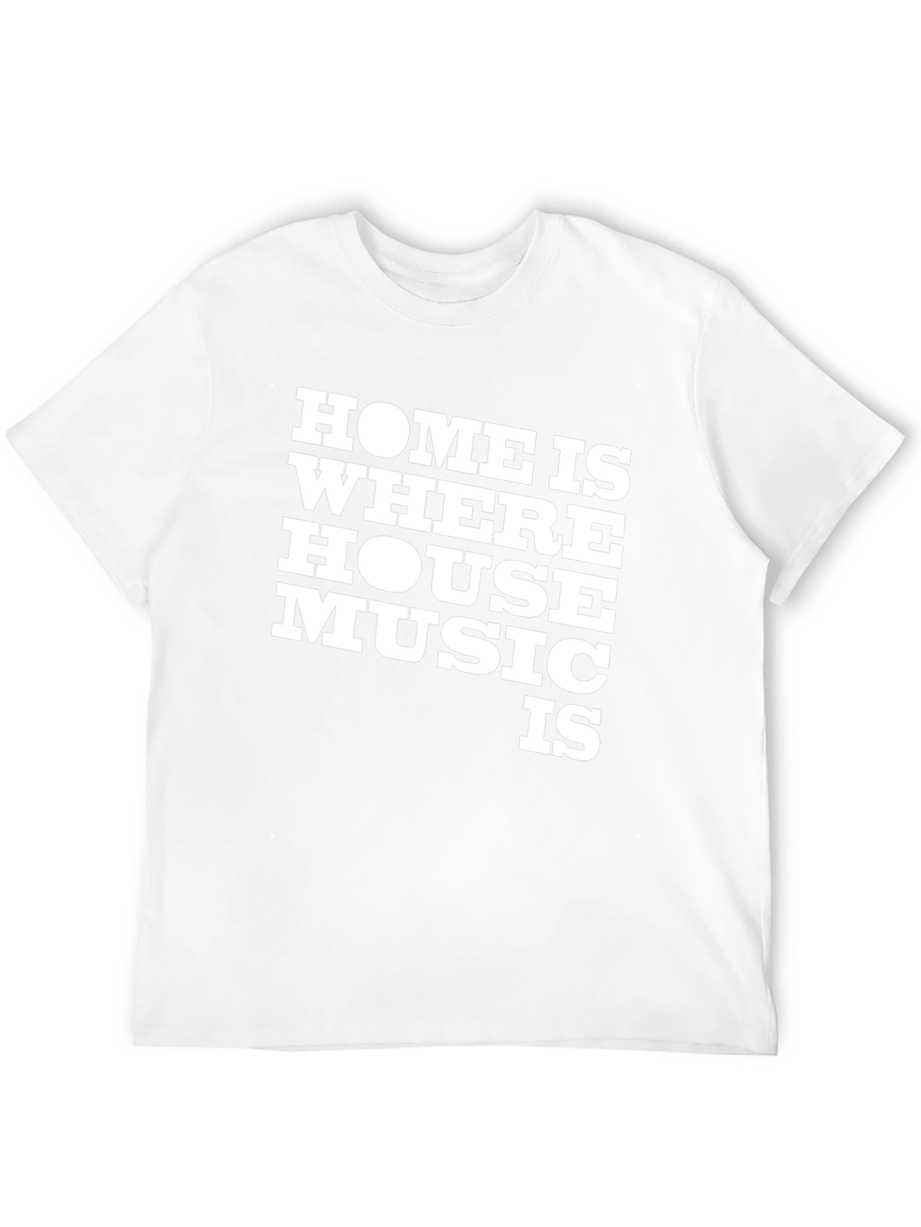 Black Home is Where House Music Is T-Shirt view 12