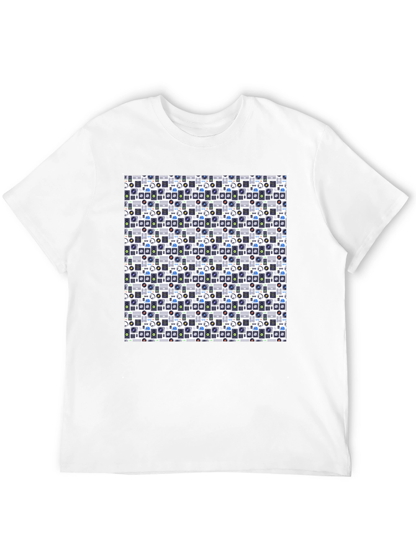 Black Cool Graphic Print Black T-Shirt view 12