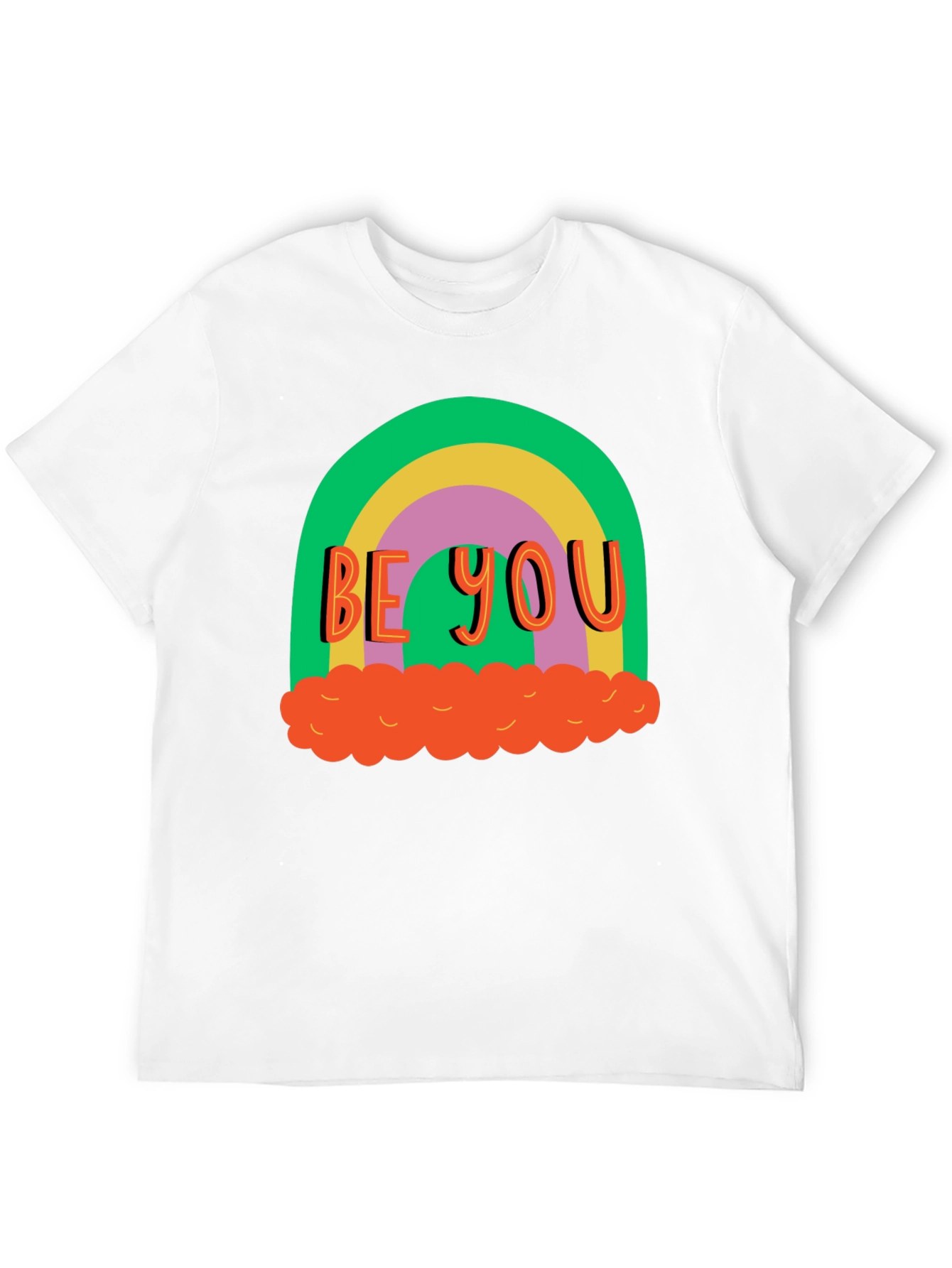 Black Be You Rainbow Graphic Tee - Black Cotton Blend view 12