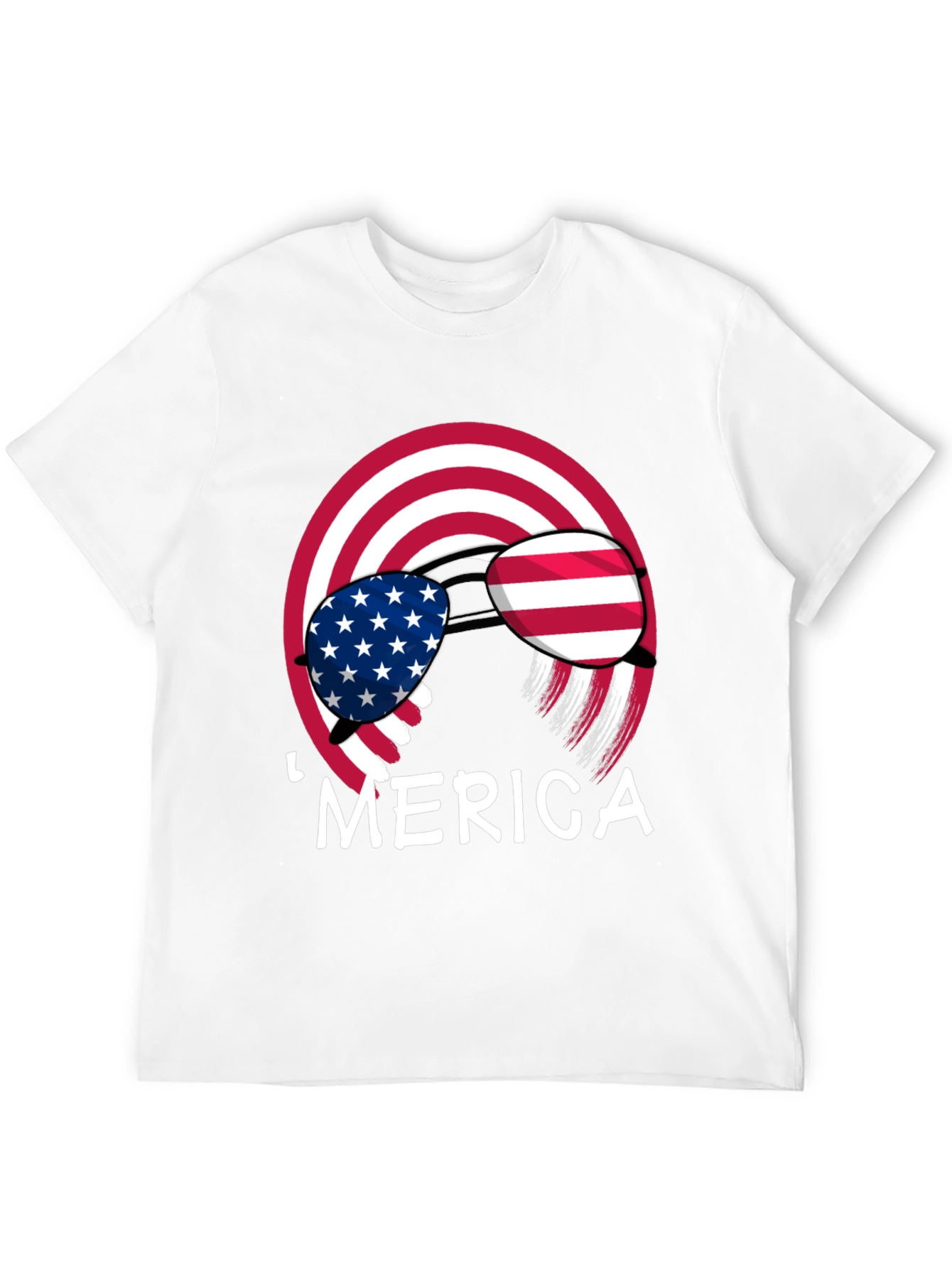 Black Patriotic 'Merica T-Shirt view 12
