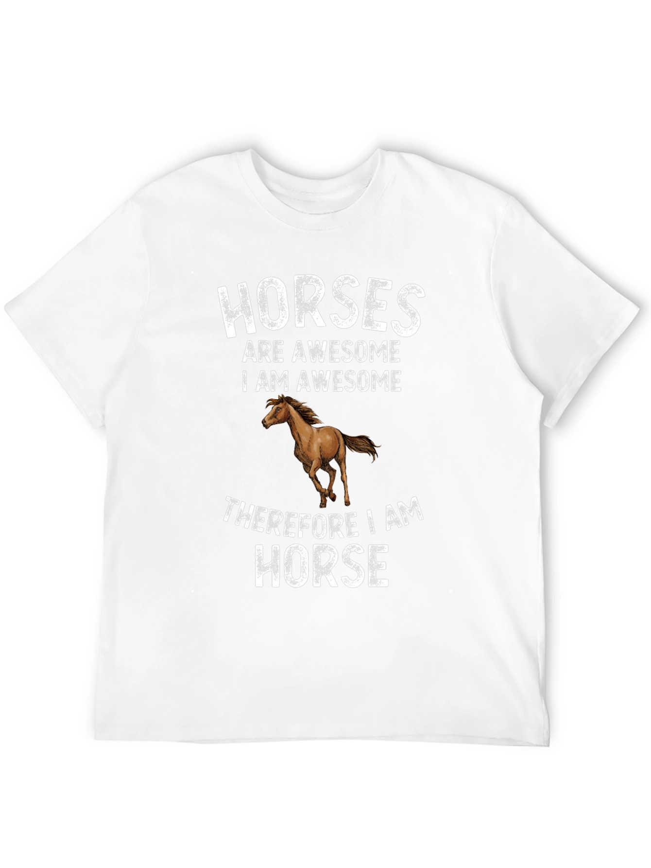 Black Horses Are Awesome T-Shirt view 12