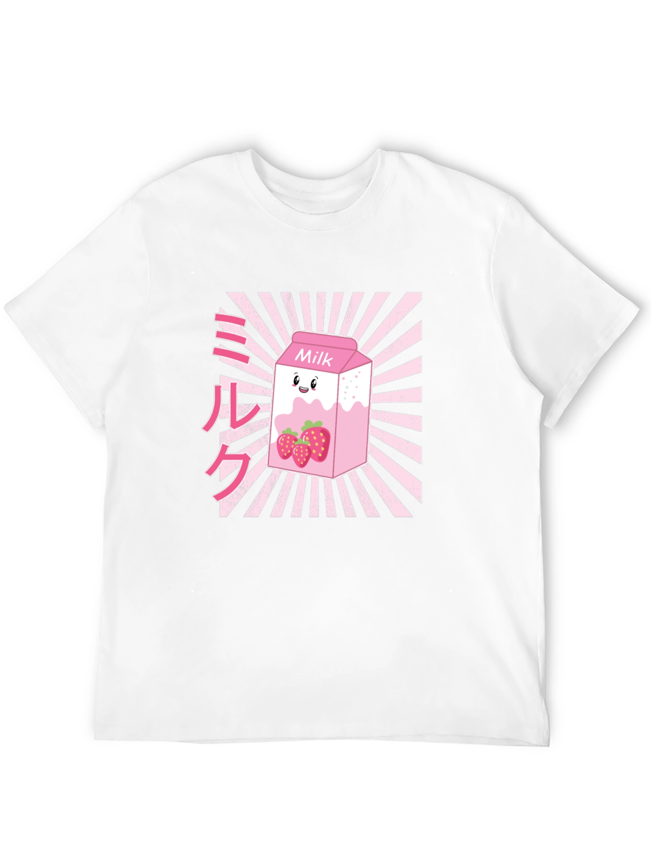 Black Strawberry Milk Graphic T-Shirt - Black view 12