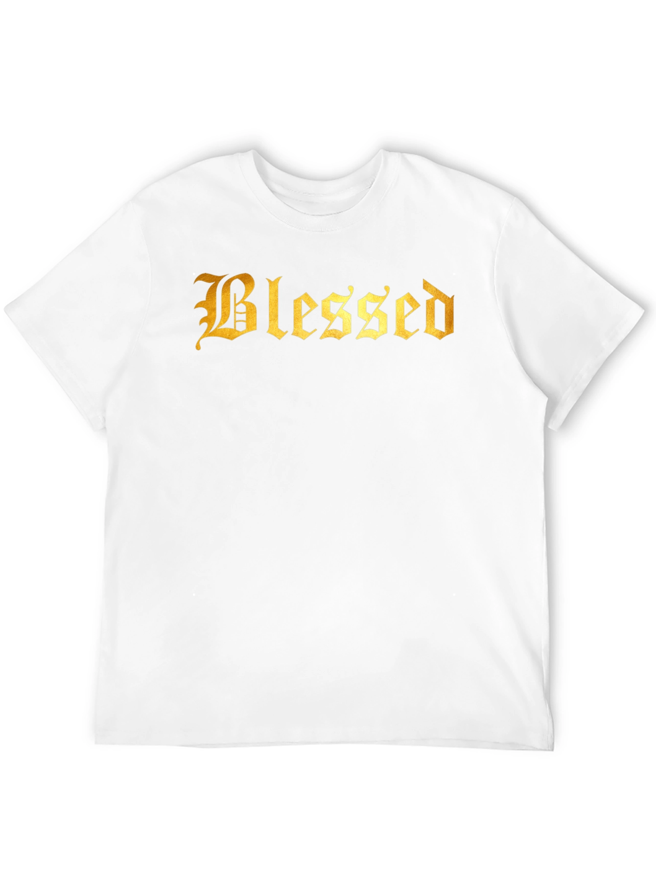 Black Blessed Graphic T-Shirt - Premium Cotton Blend view 12