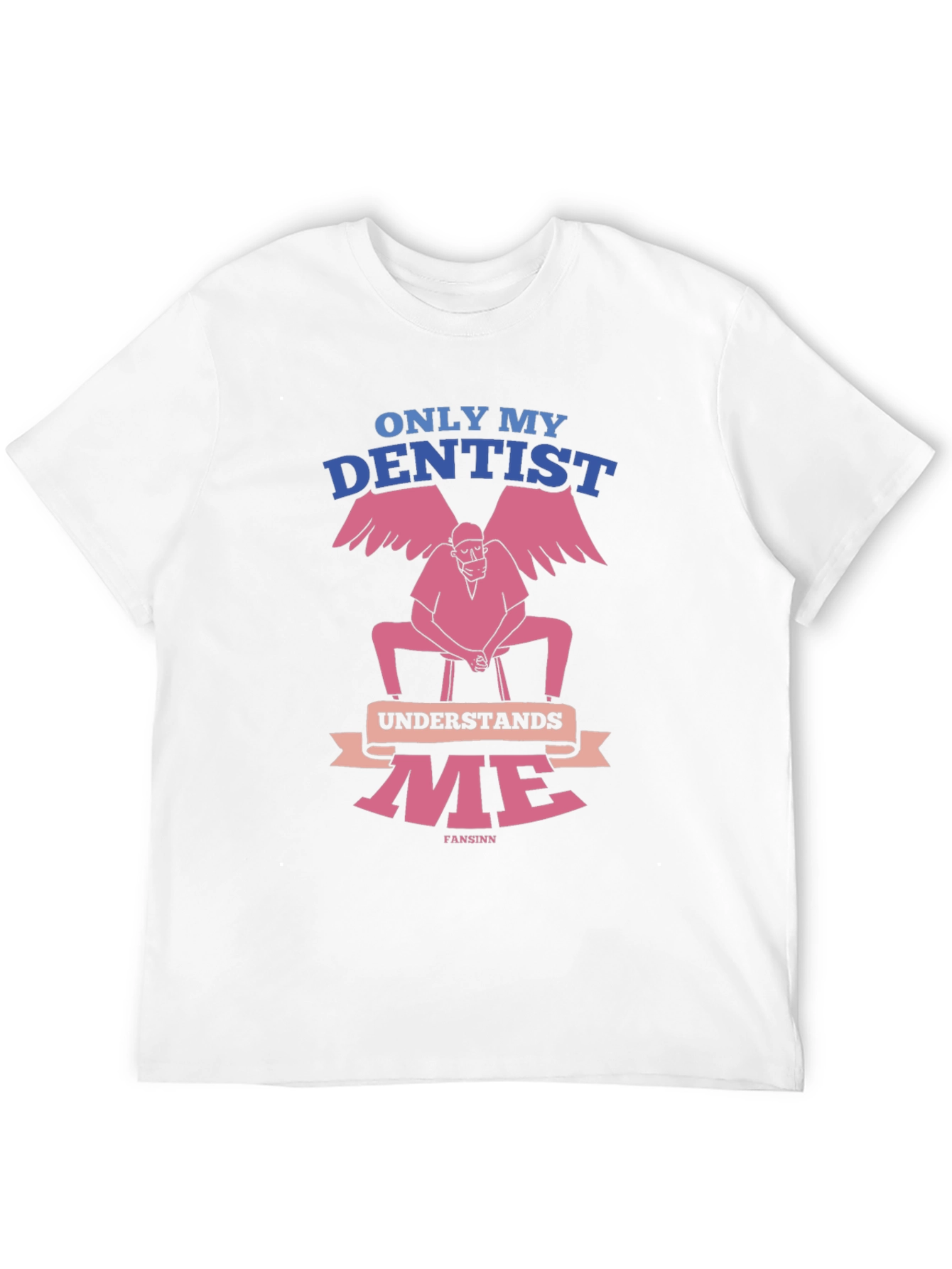 Black Dentist Humor T-Shirt - Only My Dentist Understands Me view 12