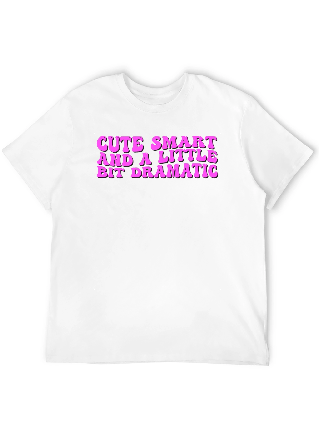 Black Cute Smart Dramatic T-Shirt - Black view 12