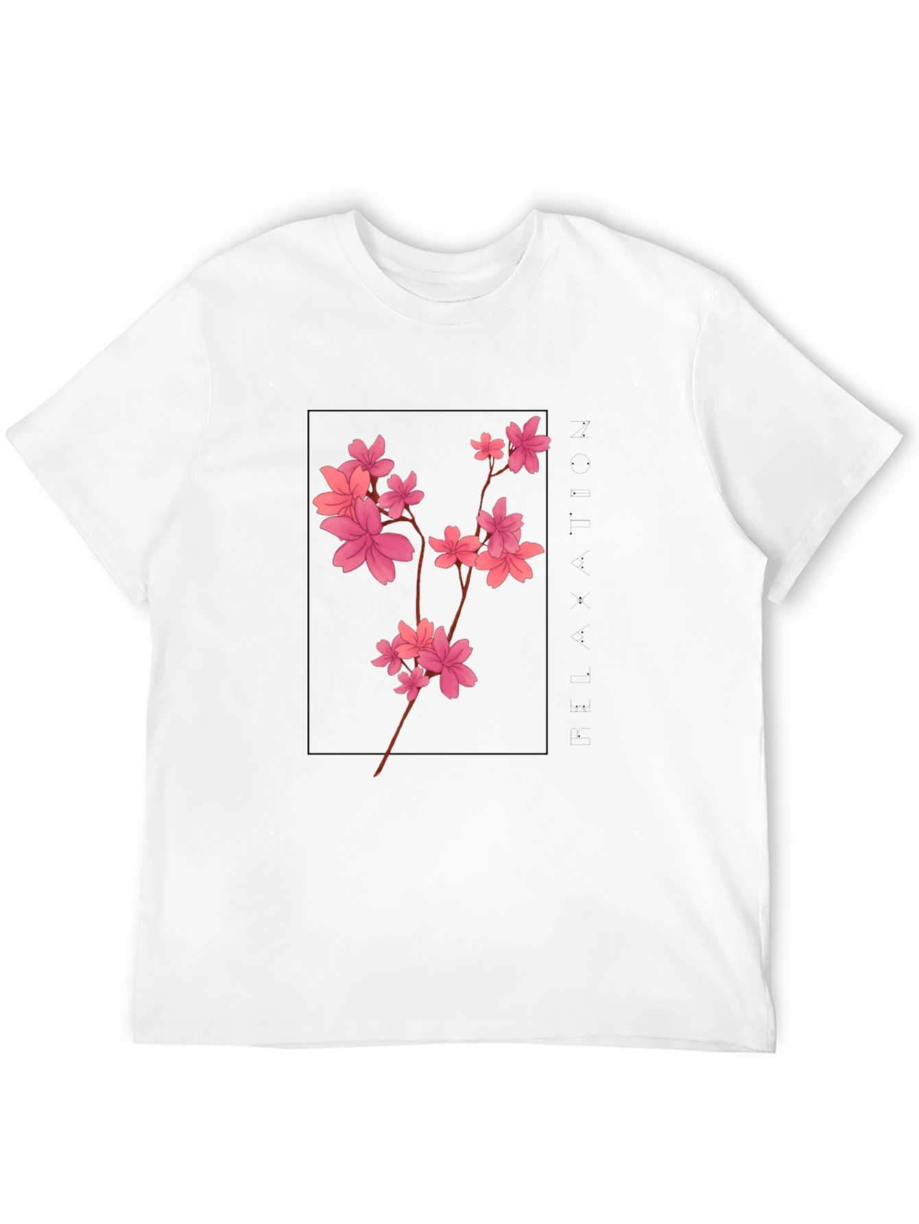 Black Cherry Blossom T-Shirt - Black Graphic Tee view 12