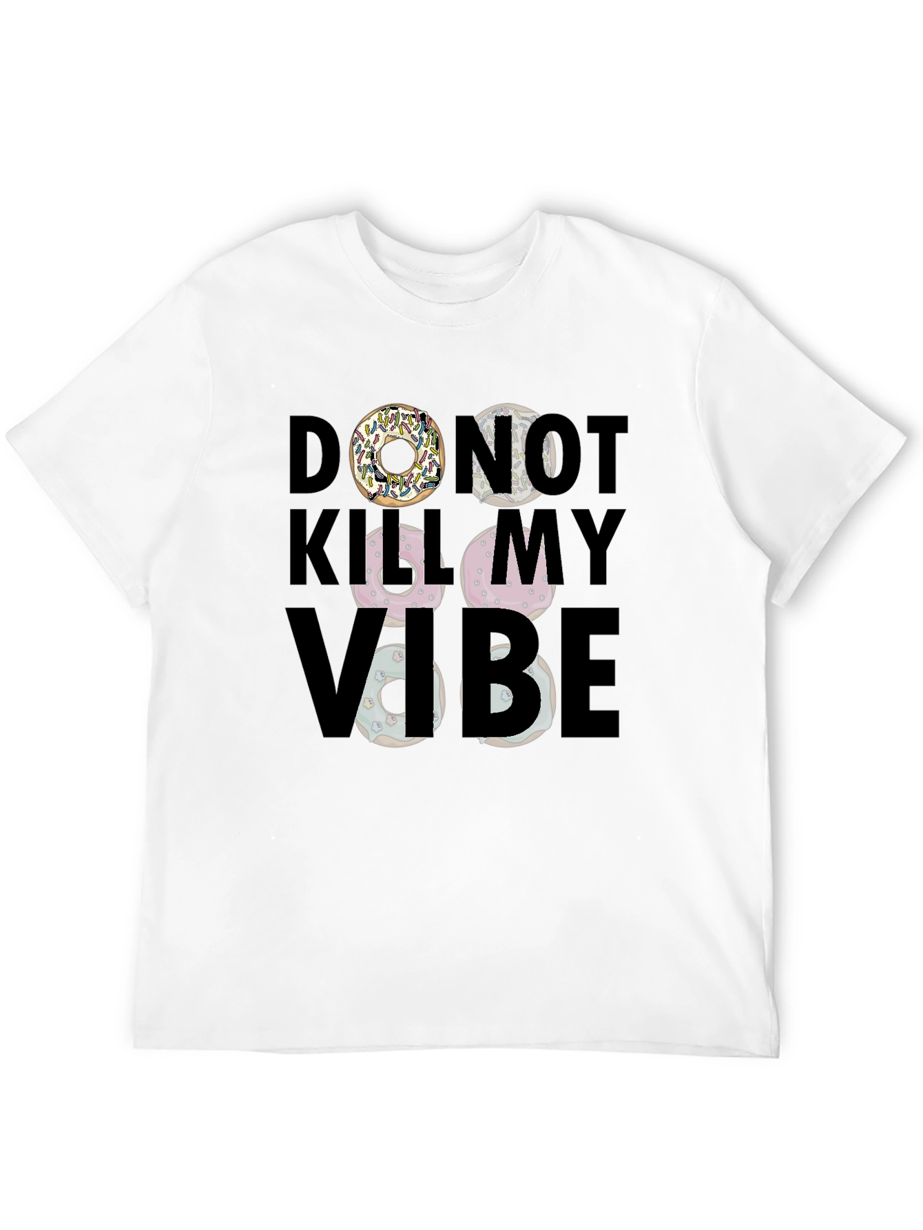 Donut Kill My Vibe Graphic T-Shirt - 12