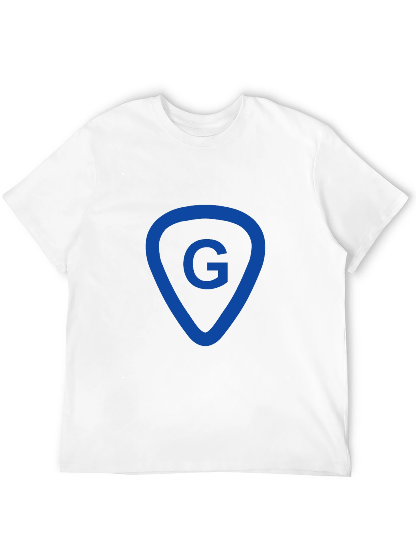 Black Guitarist 'G' Pick T-Shirt - Cool Music Tee view 12