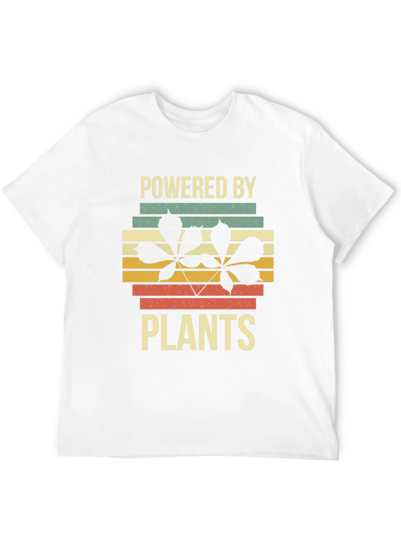 Powered by Plants Graphic Tee - Retro Style - 12