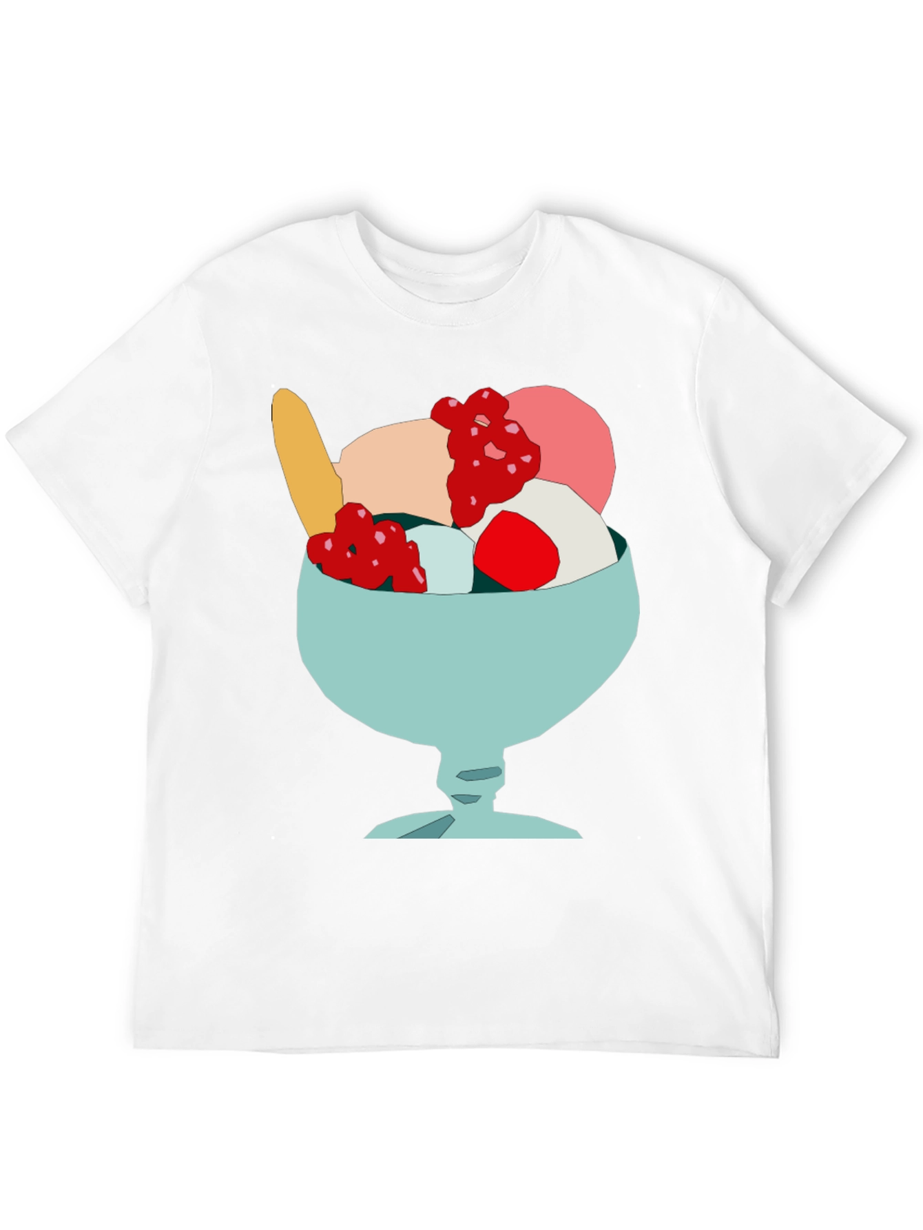 Black Ice Cream Dessert T-Shirt - Fun Novelty Graphic Tee view 12