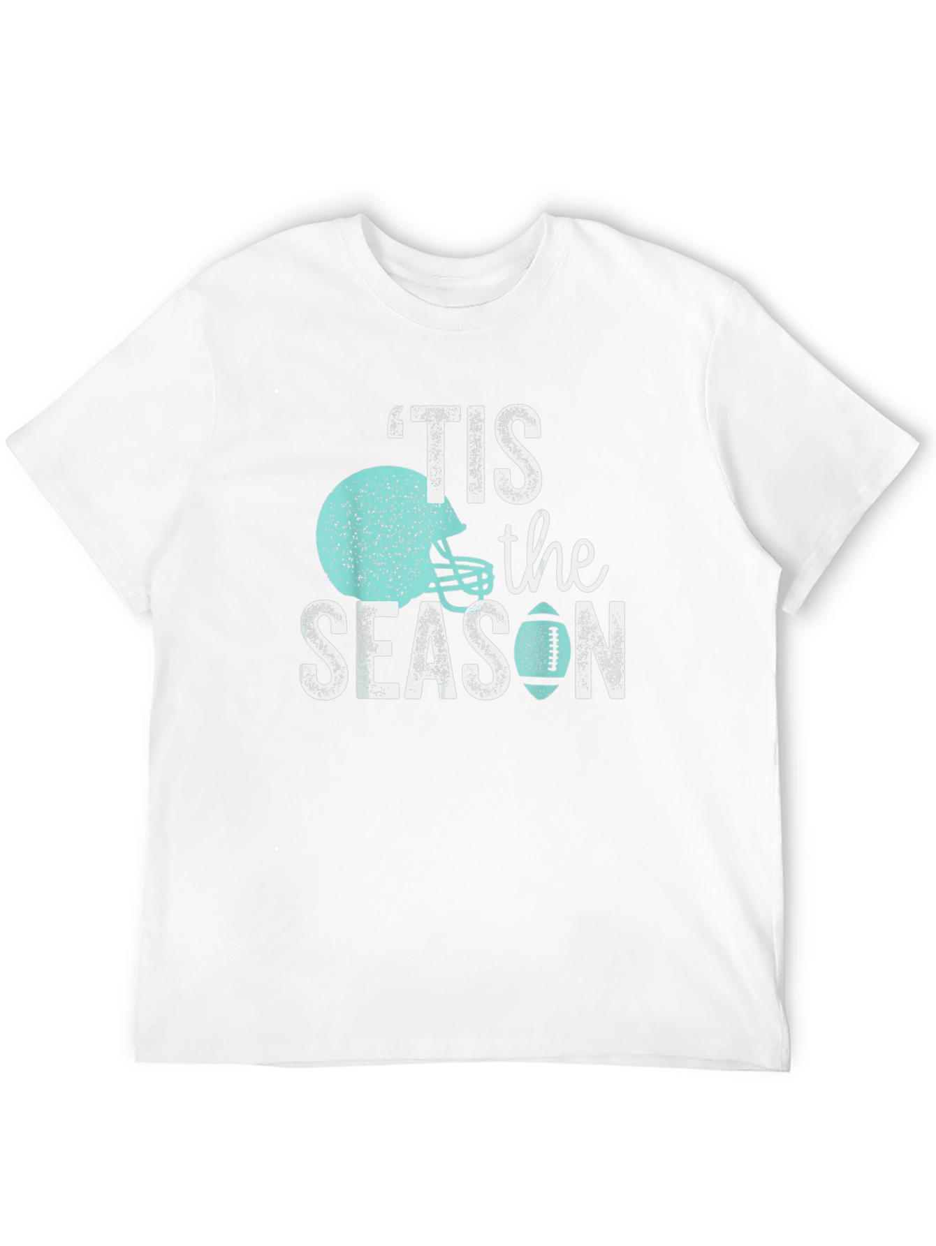 Black 'Tis The Season Football T-Shirt view 12