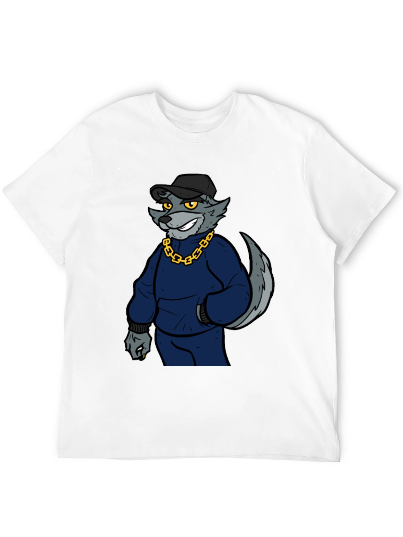 Cool Wolf Graphic Print Tee - 12