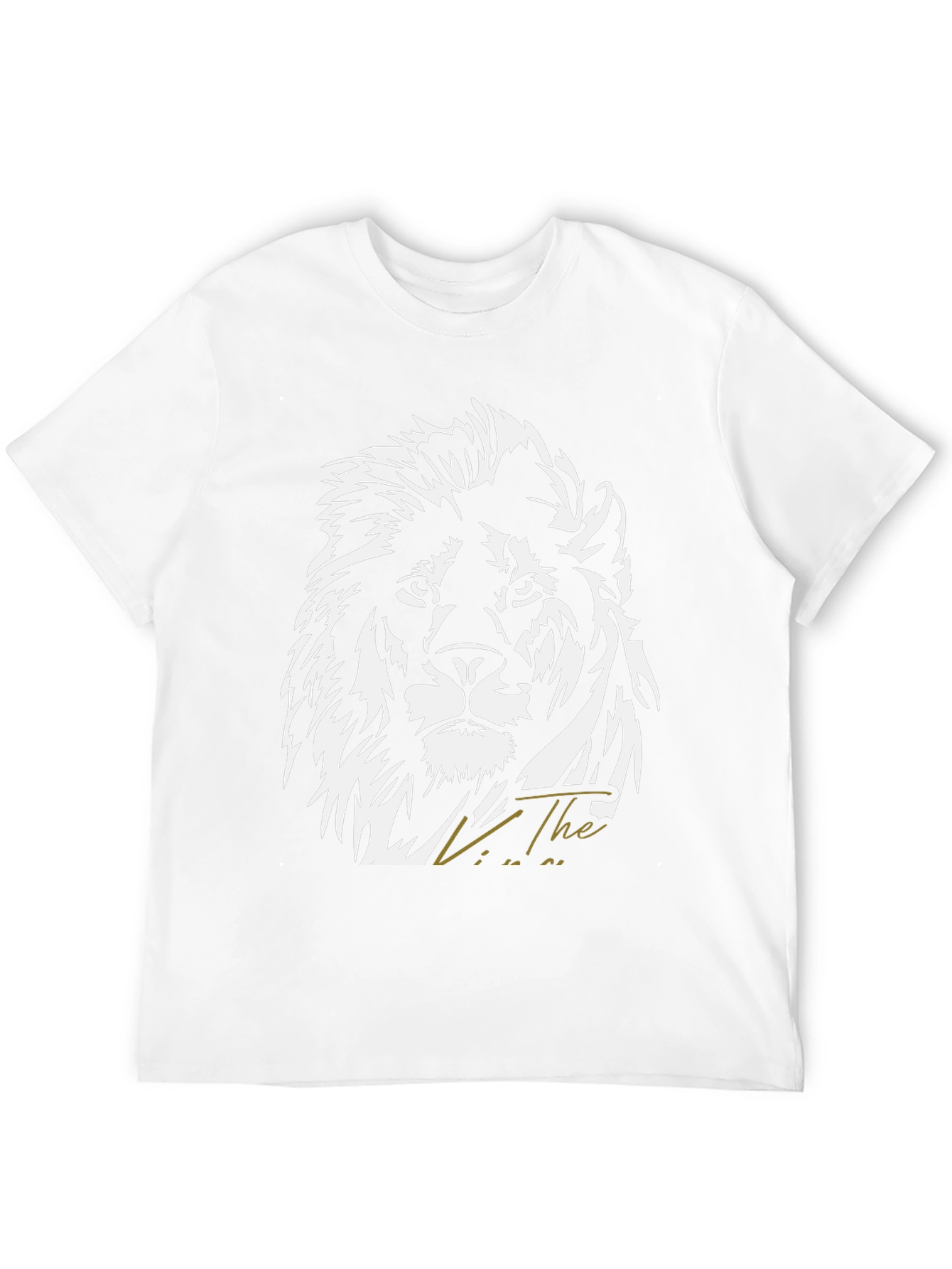 Black Lion Graphic Black T-Shirt for Men view 12