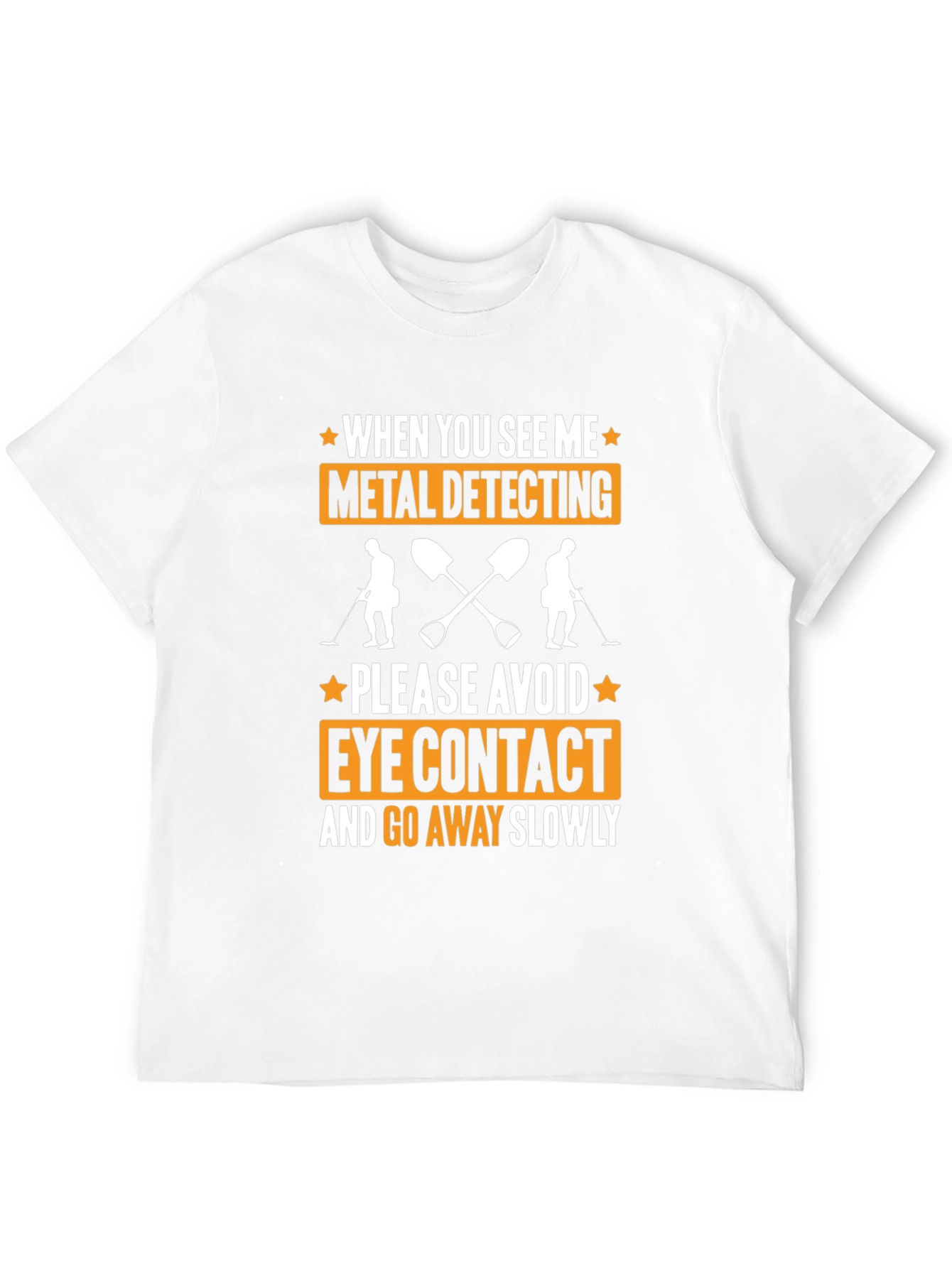Black Metal Detecting T-Shirt Funny Graphic Tee view 12