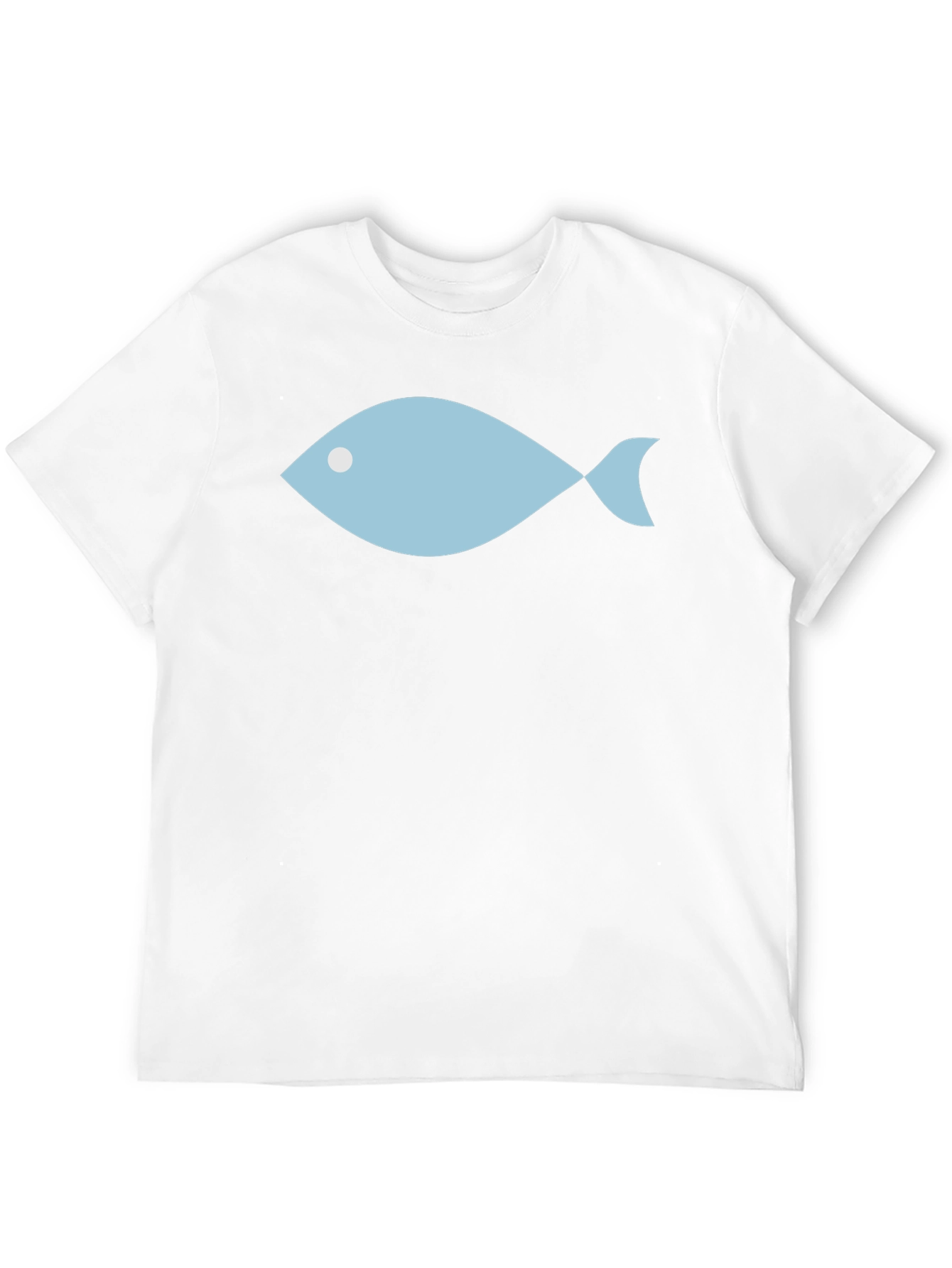Black Minimalist Fish Graphic Tee - Unisex view 12
