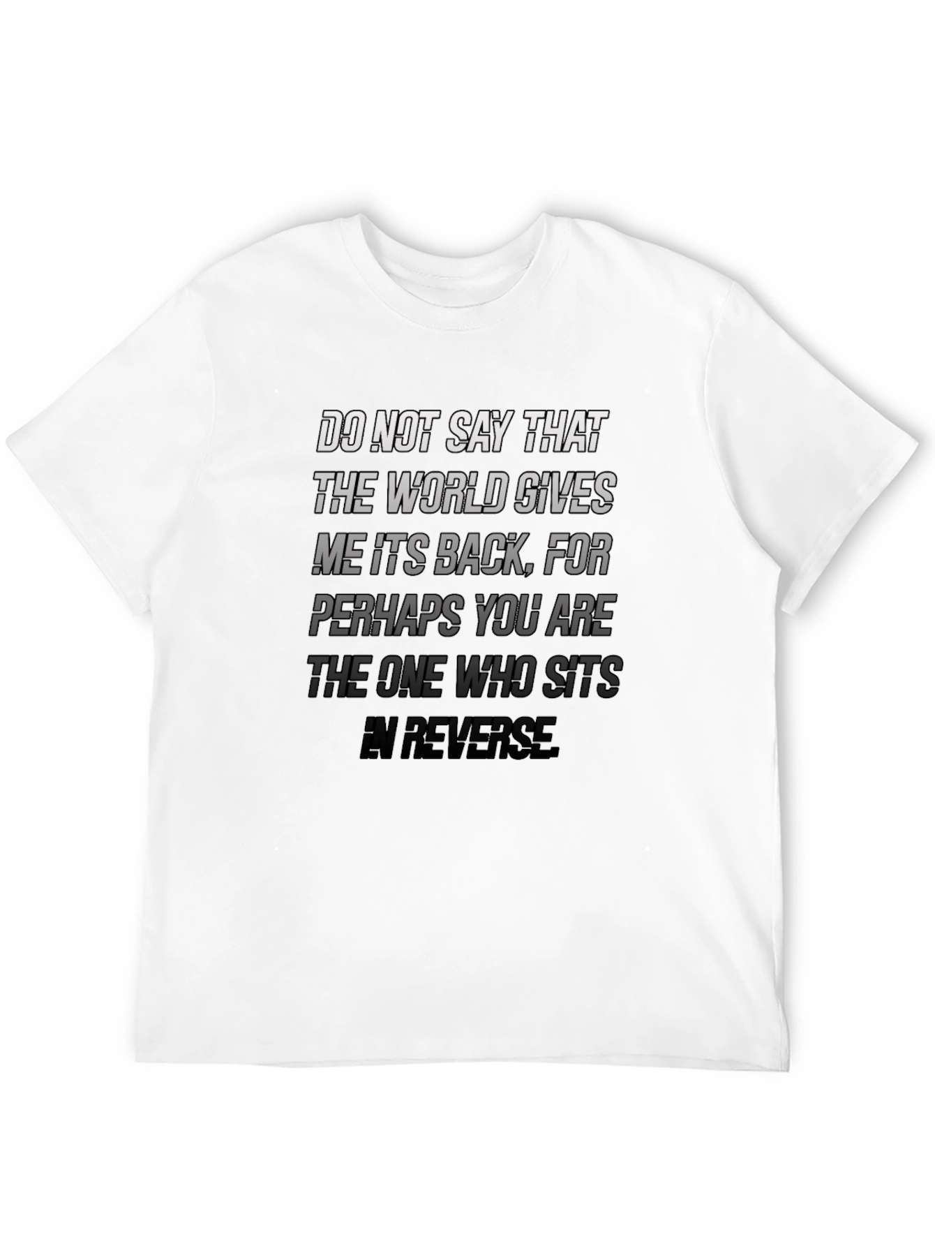 Black Do Not Say That Men's Graphic T-Shirt view 12