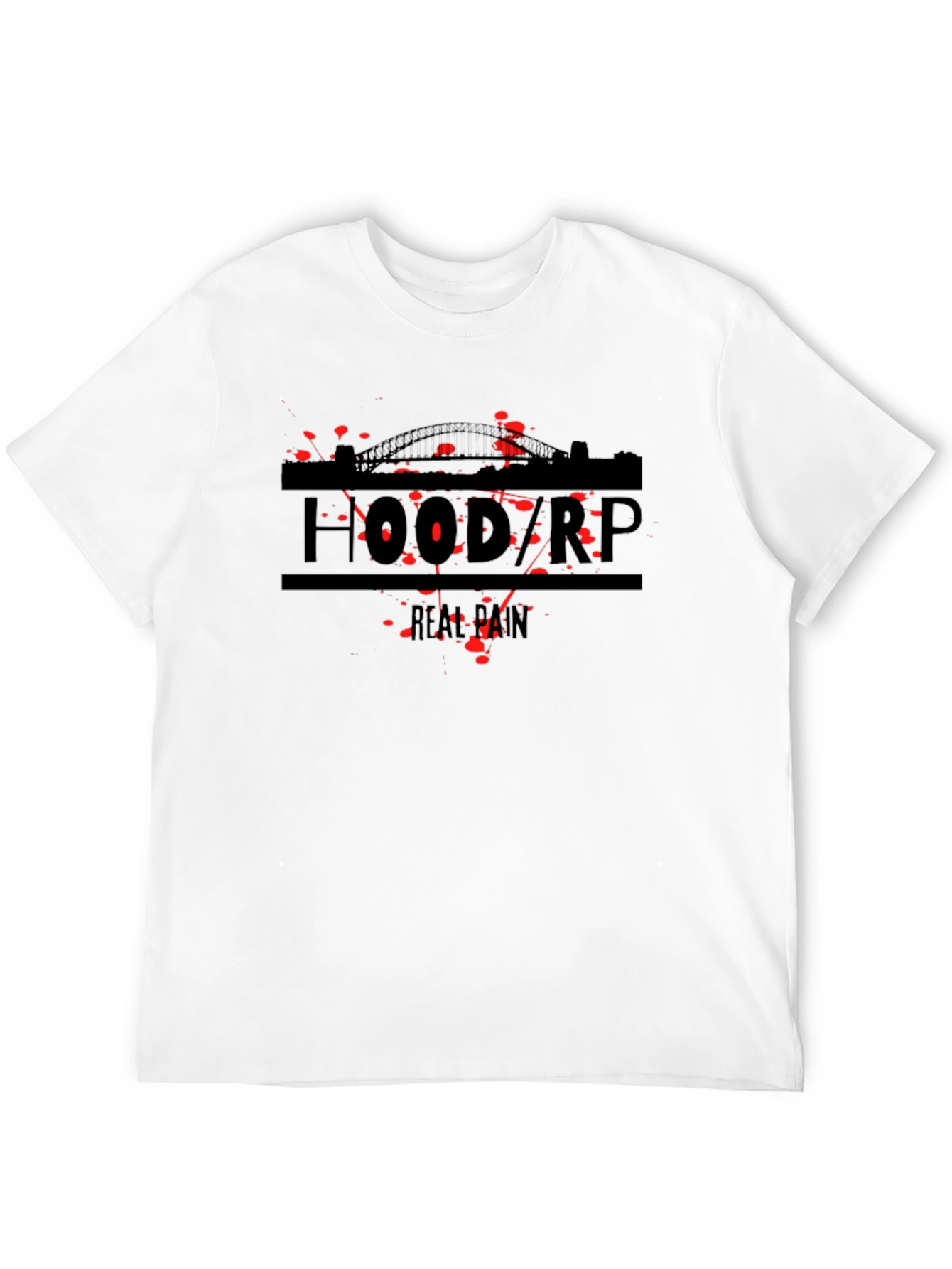 Black Hood RP Real Pain T-Shirt - Black view 12