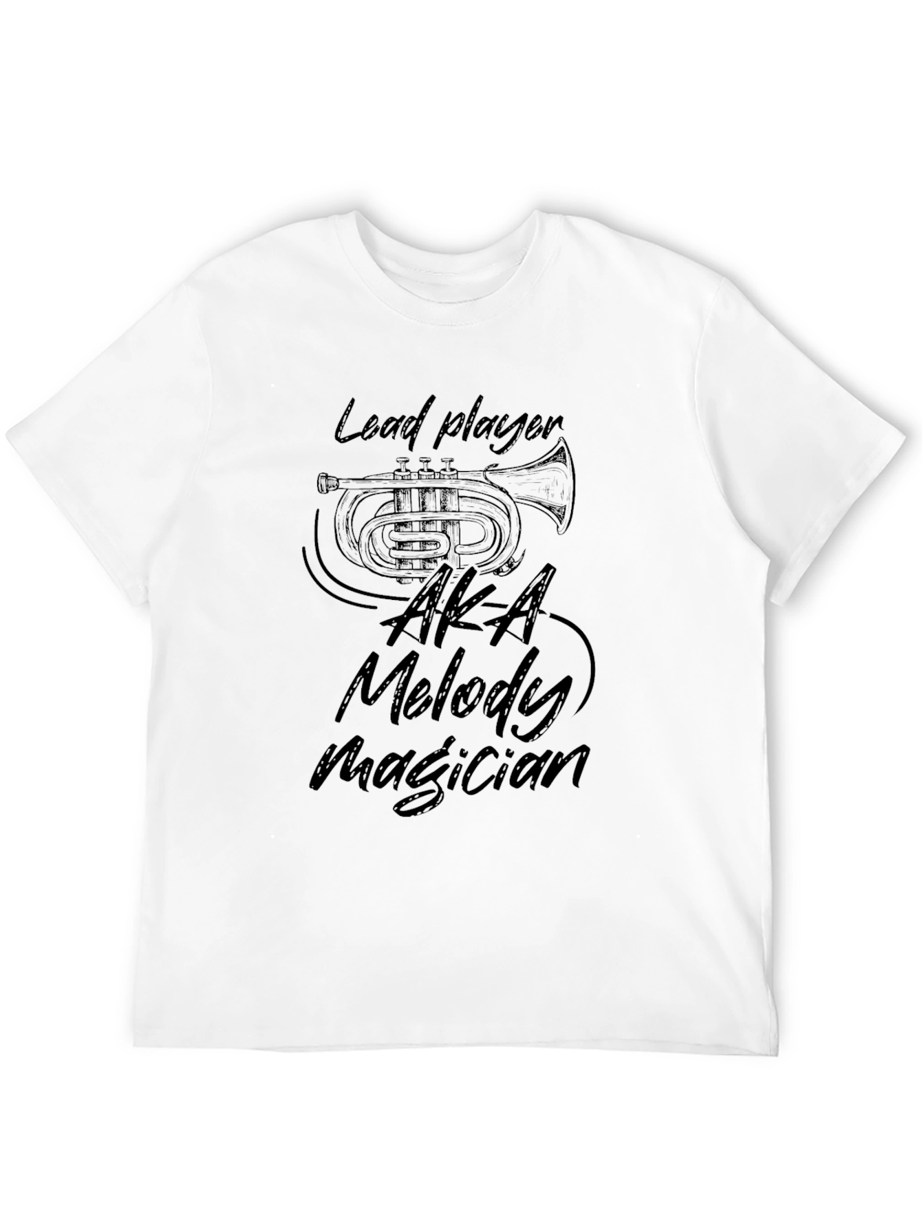 Black Lead Player Melody Magician T-Shirt - Black view 12