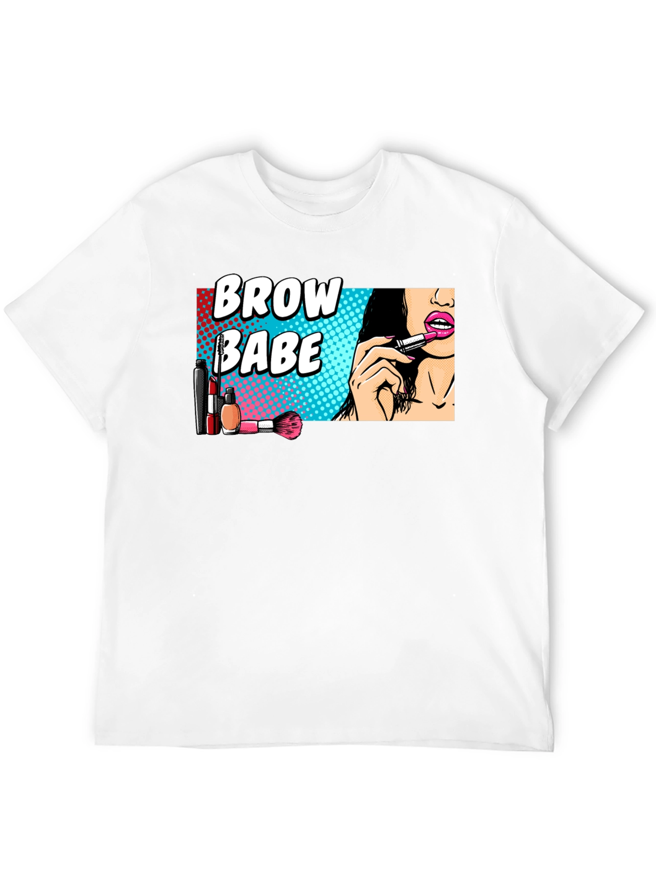 Black Brow Babe Graphic Tee - Makeup Artist T-Shirt view 12